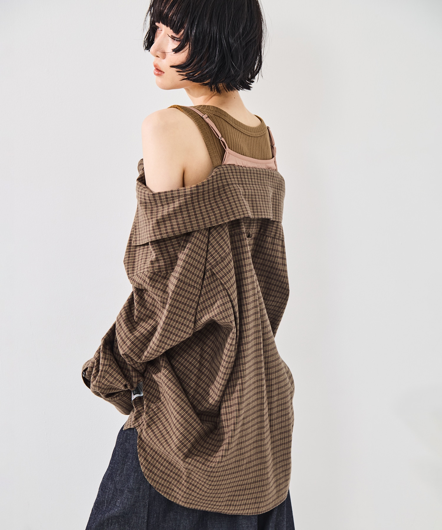 LAYERED STRIPE SHIRTS Maison MIHARA YASUHIRO