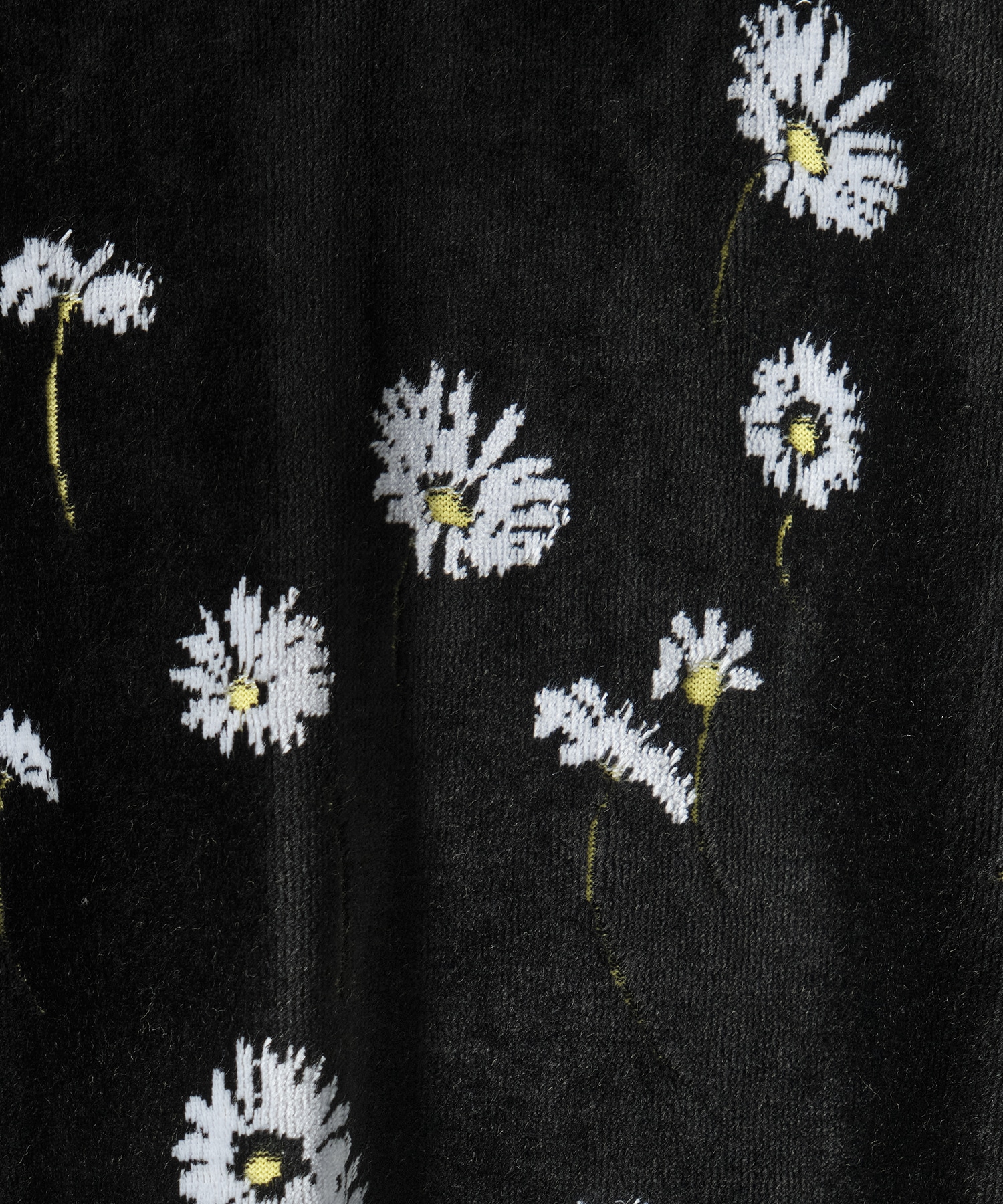 Velour Jersey Floral Dress Mame Kurogouchi