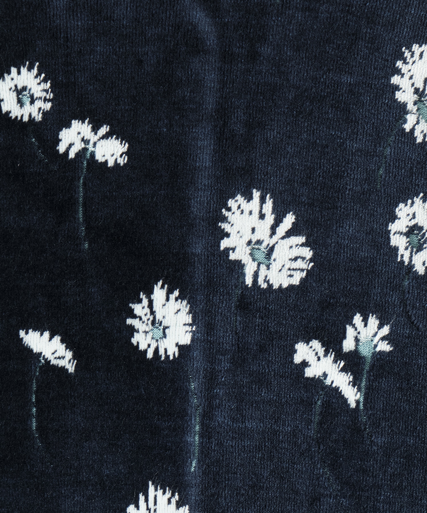 Velour Jersey Floral Dress Mame Kurogouchi