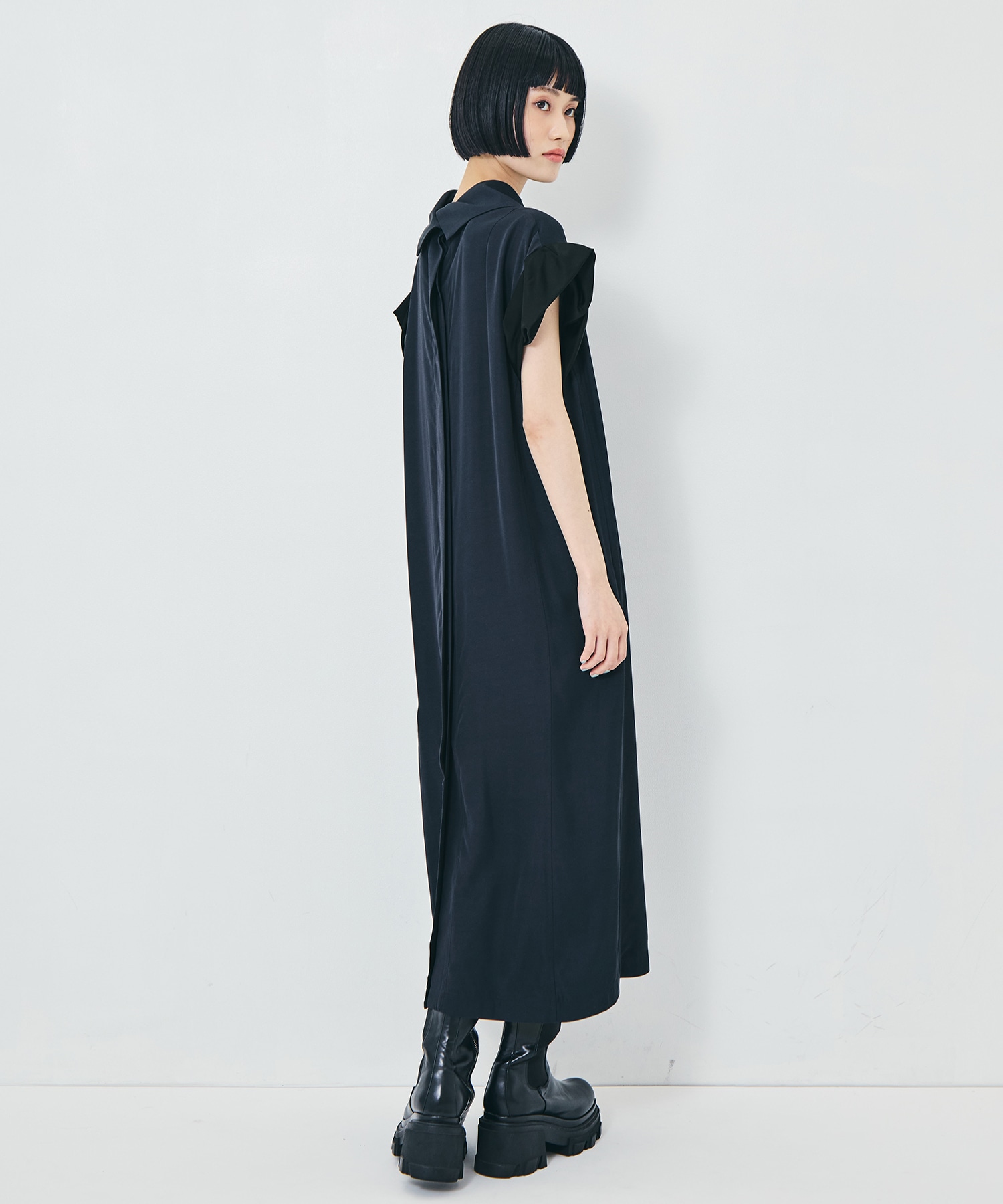 Rayon silk twill dress TOGA