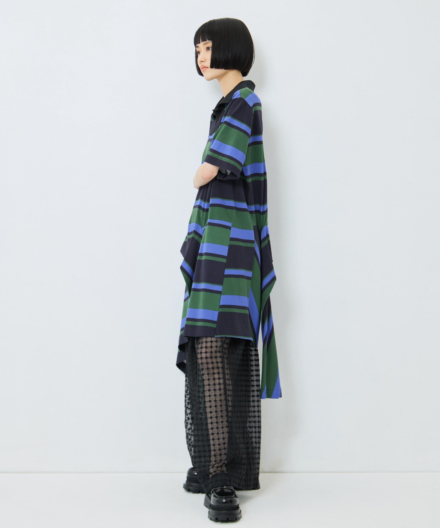 Border print dress TOGA