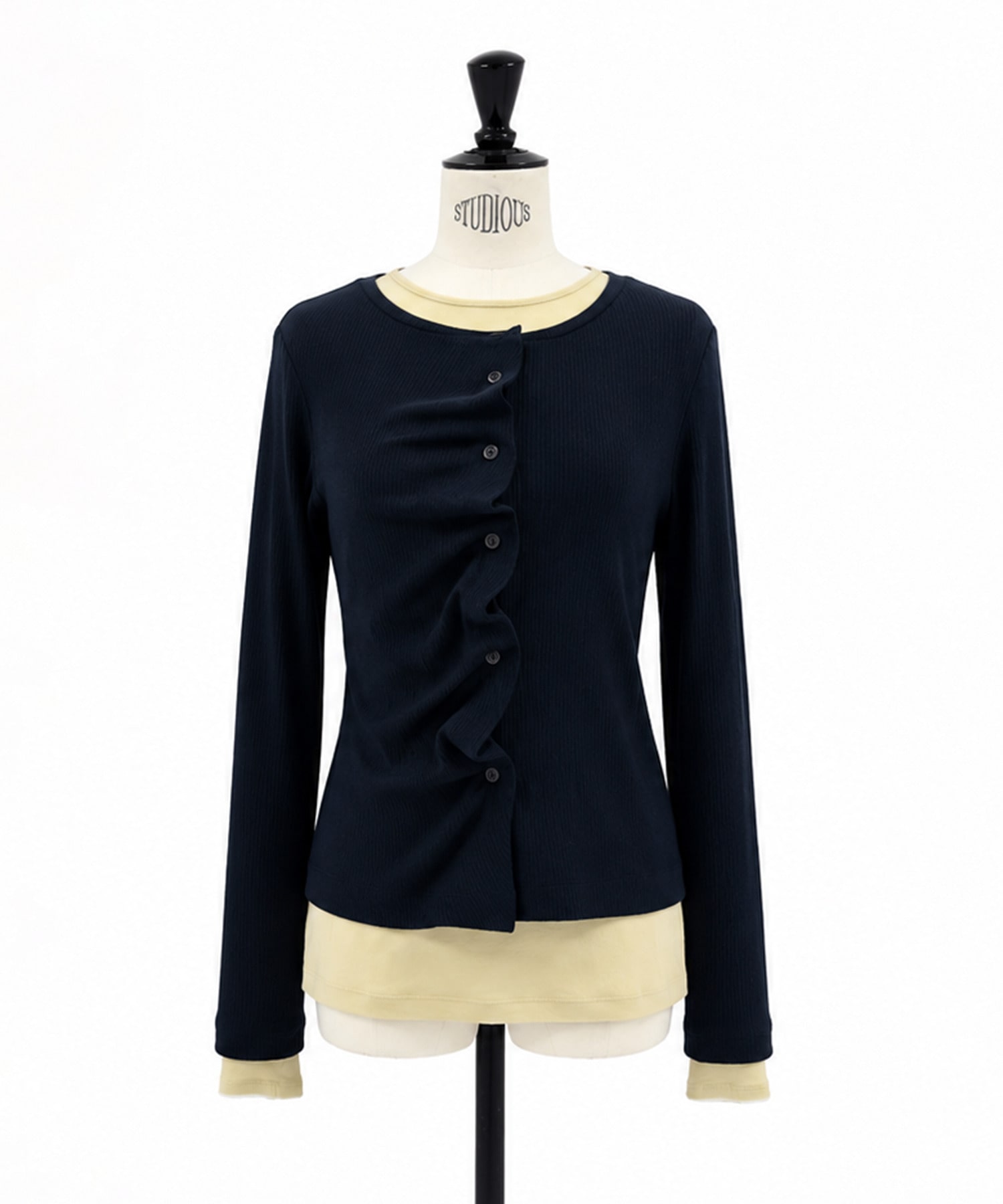 2Piece Layered Rib Top STUDIOUS
