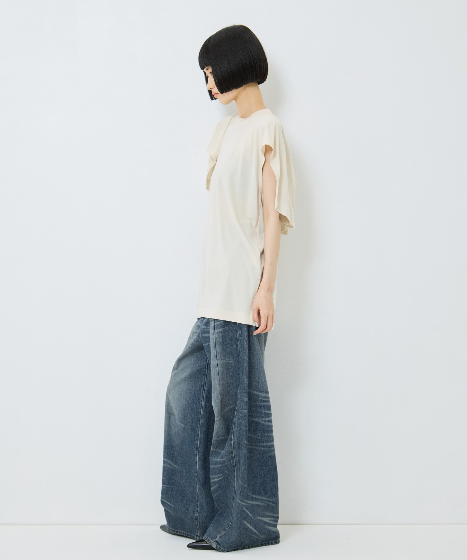 High twist smooth jersey tops TOGA