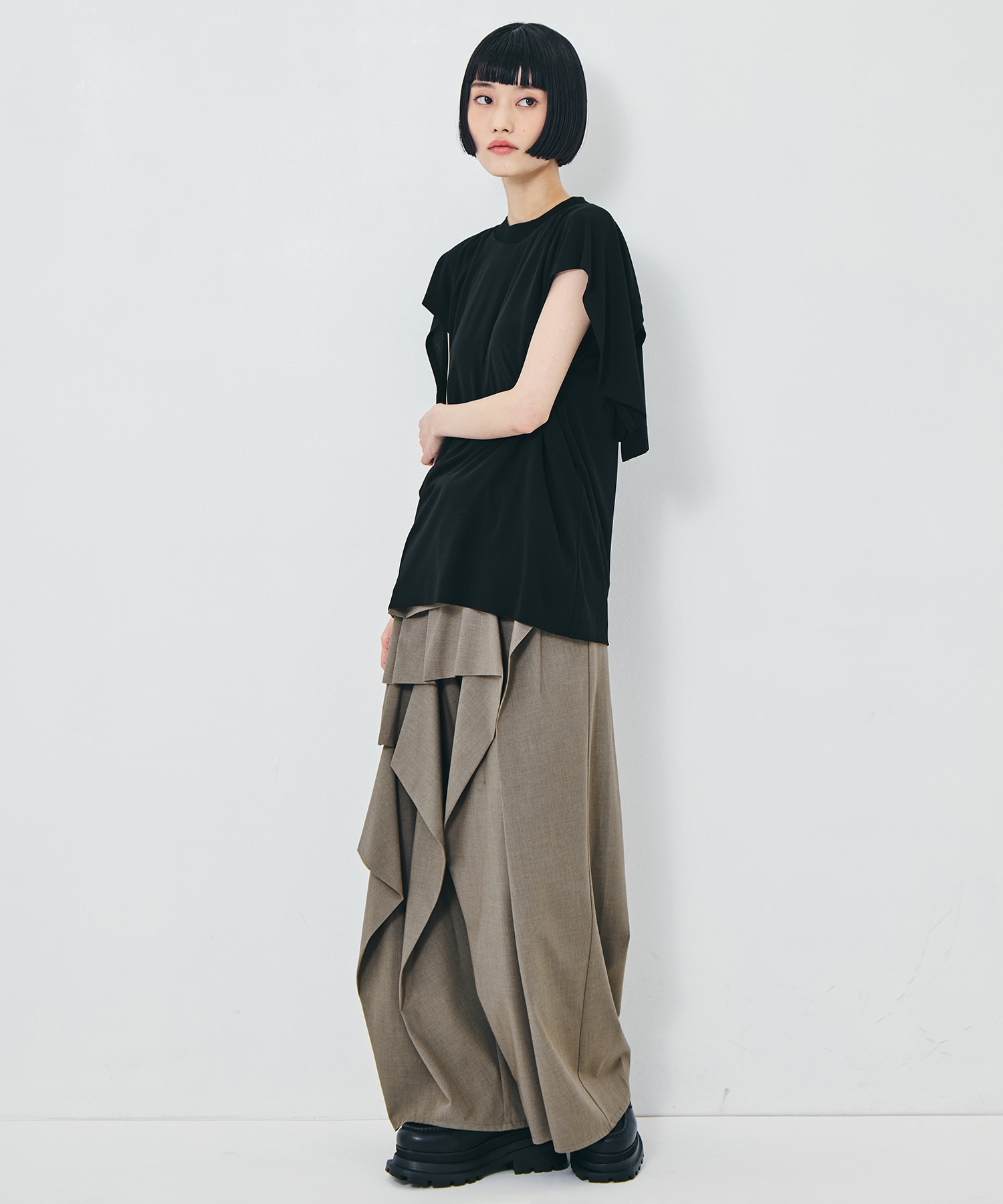 High twist smooth jersey tops TOGA