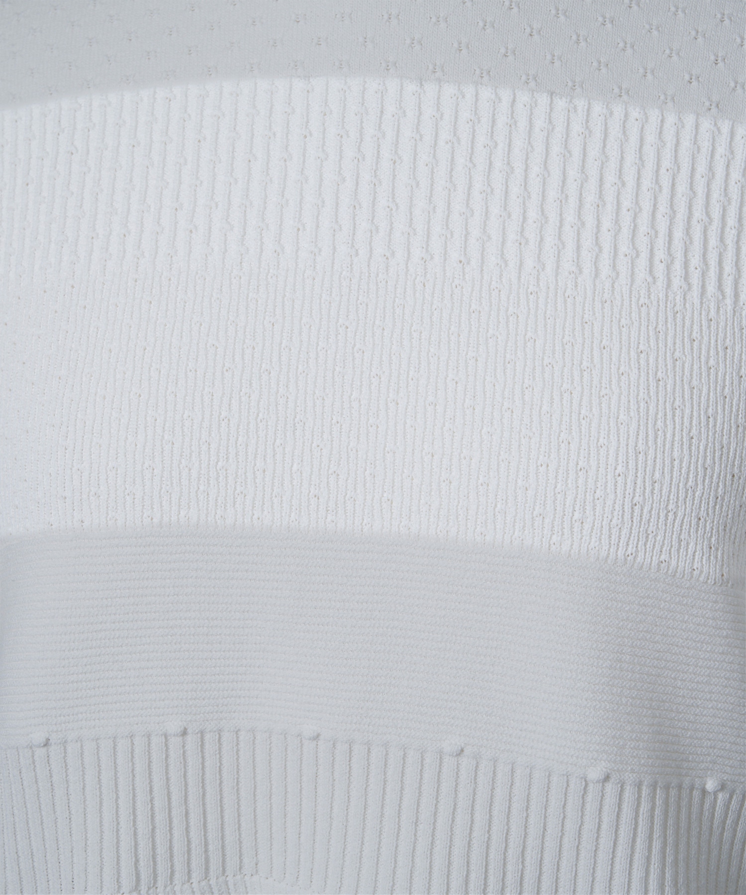 Knit Lace Short Sleeve Top Mame Kurogouchi