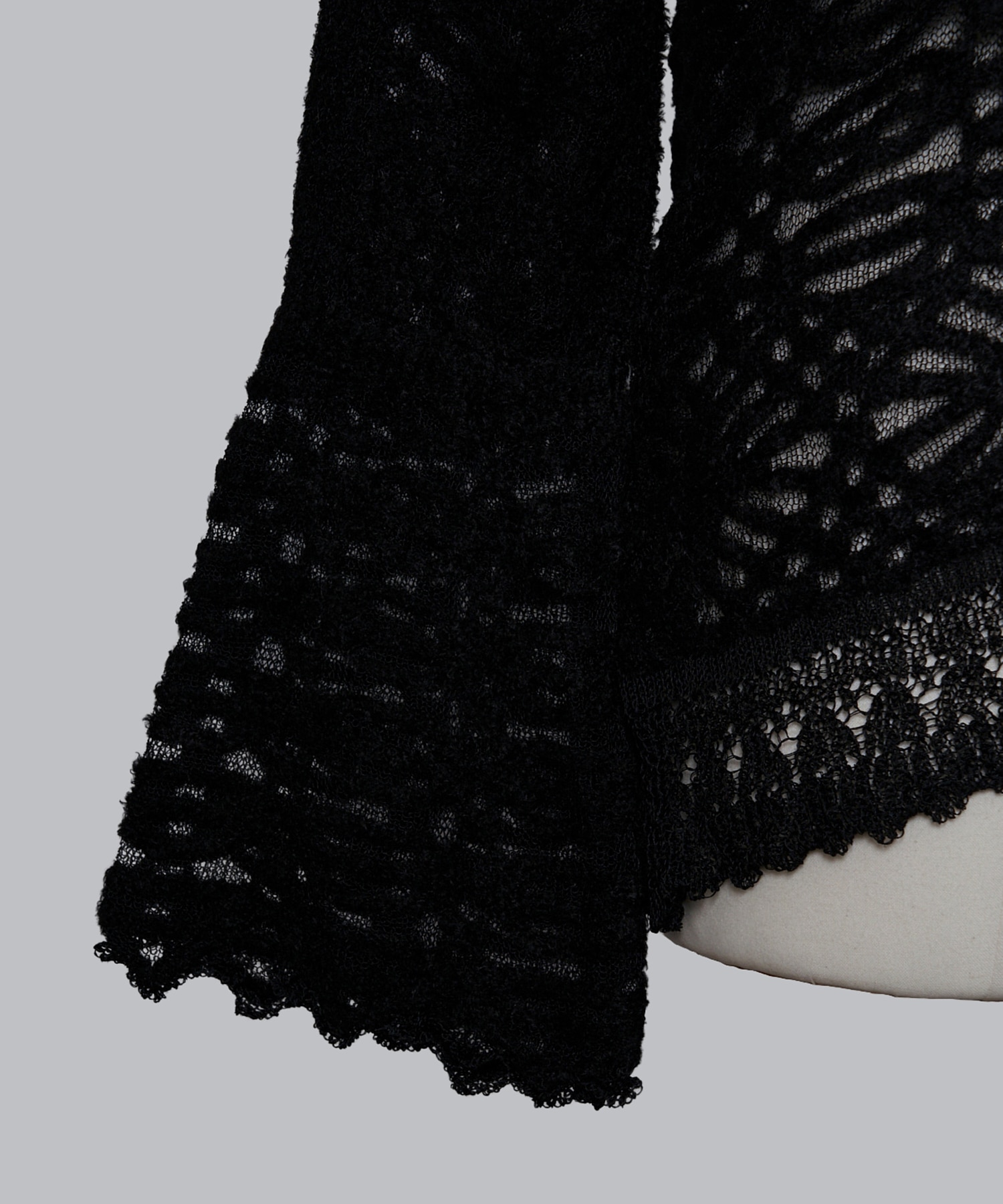 Sheer Jacquard Mole Knit Top Mame Kurogouchi