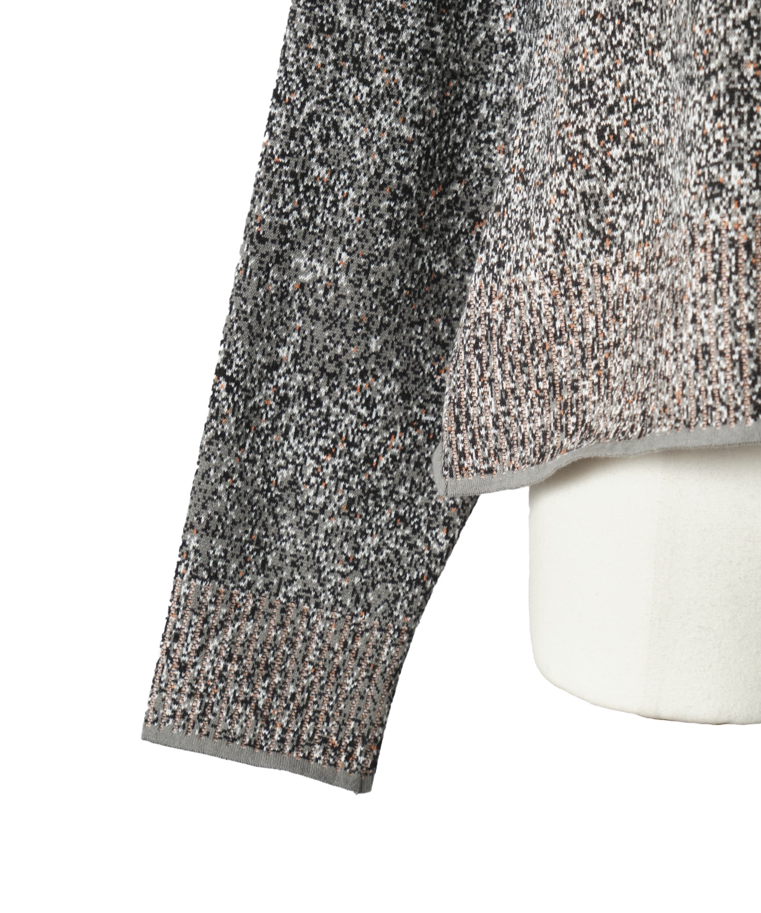 Floral Jacquard Graphic Knit Cardigan Mame Kurogouchi