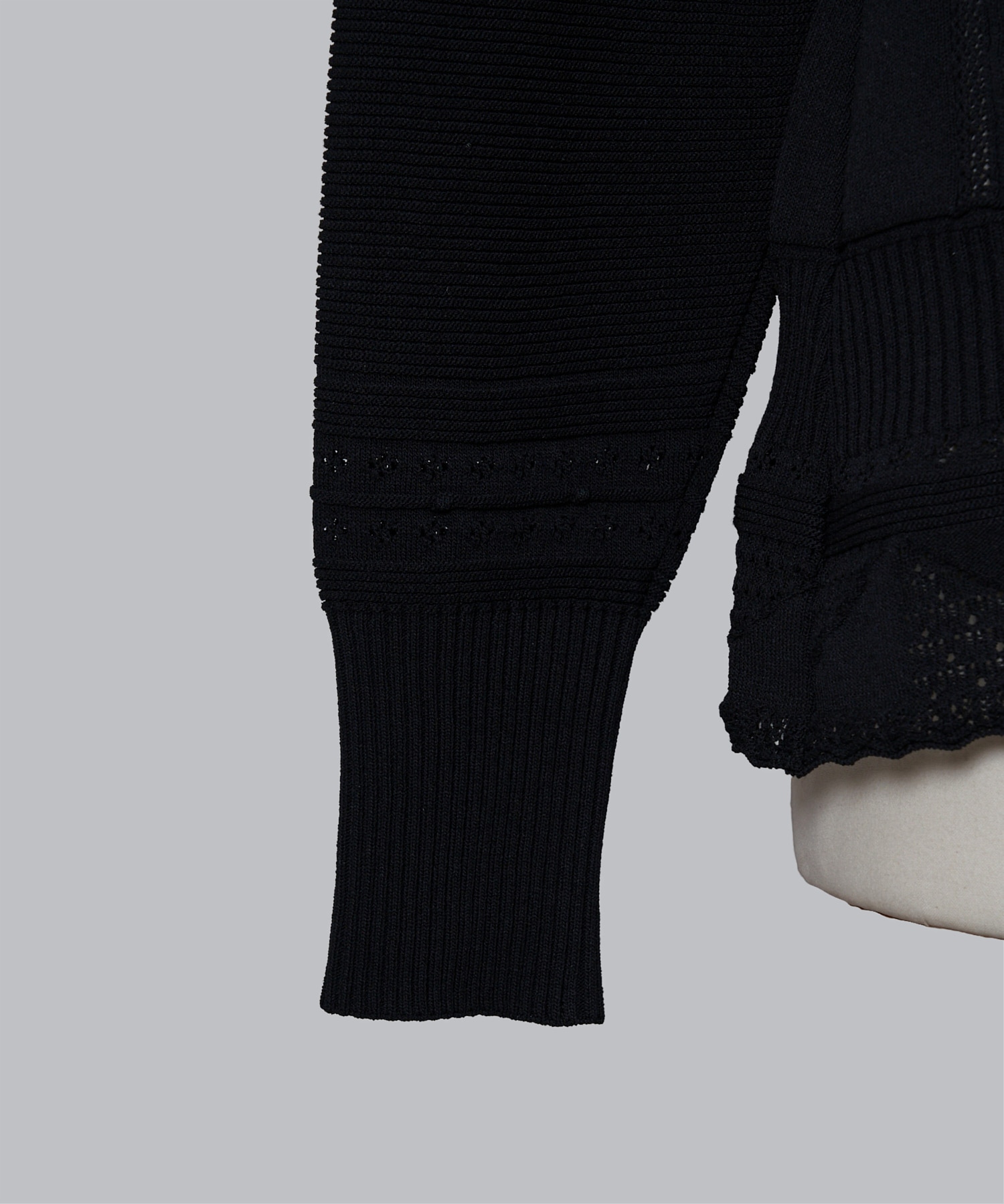 Knit Lace Cardigan Mame Kurogouchi