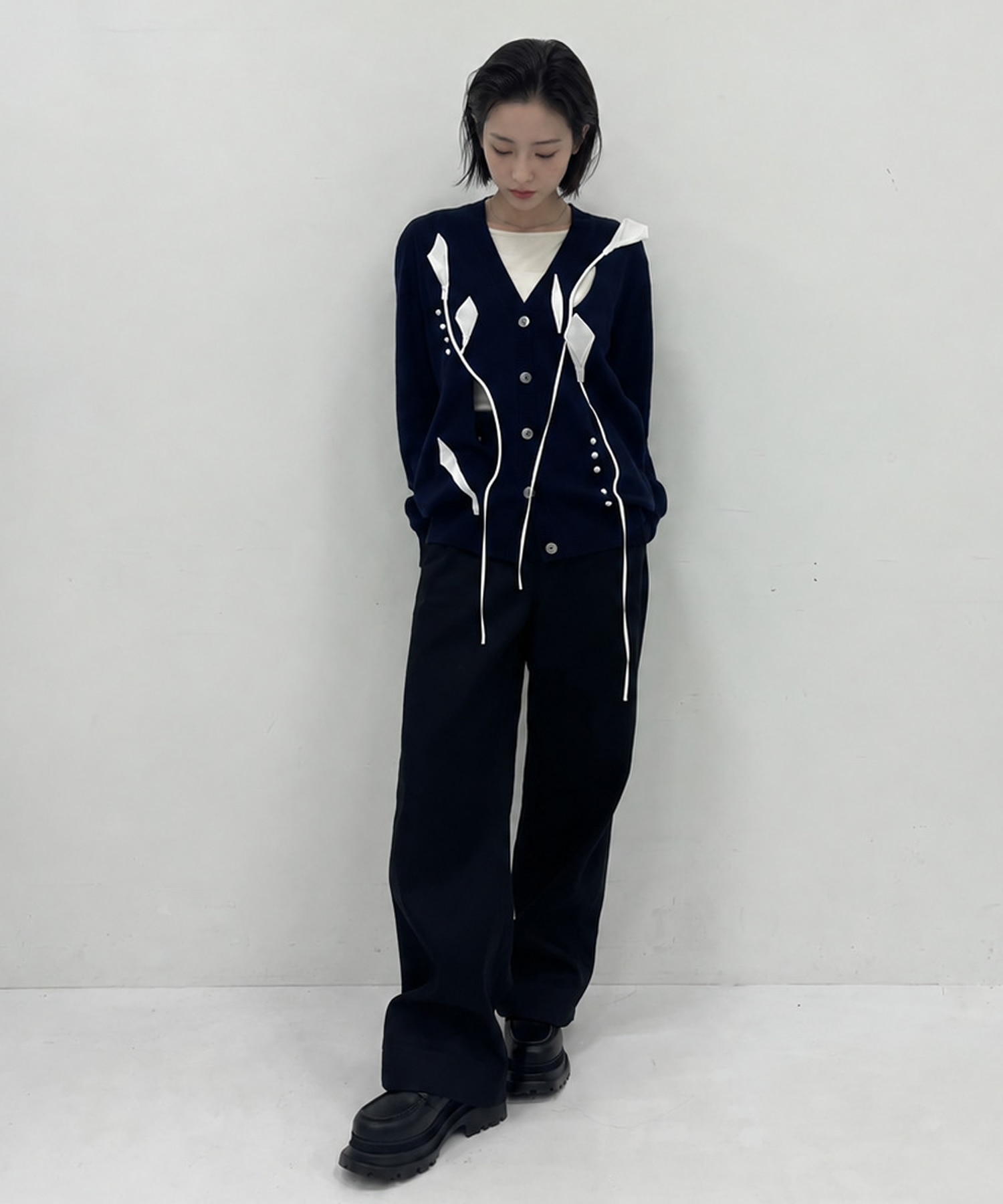 EX FLOWER KNIT CARDIGAN RIV NOBUHIKO