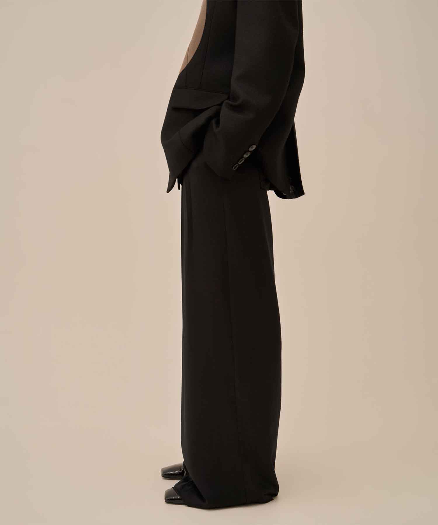 Karina tuck pants AKIRANAKA