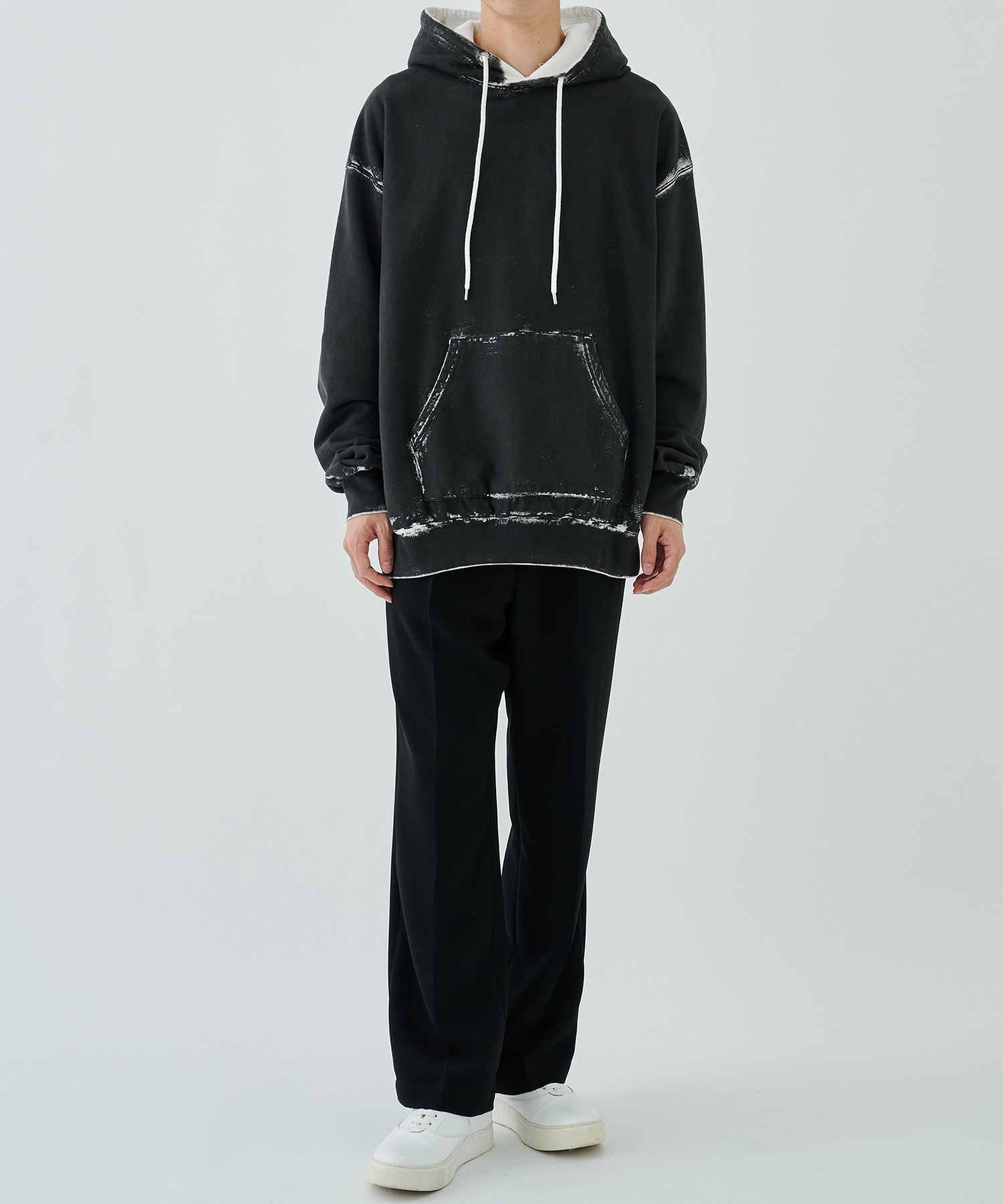 〈別注〉PAINTED SWEAT HOODIE JOHN LAWRENCE SULLIVAN