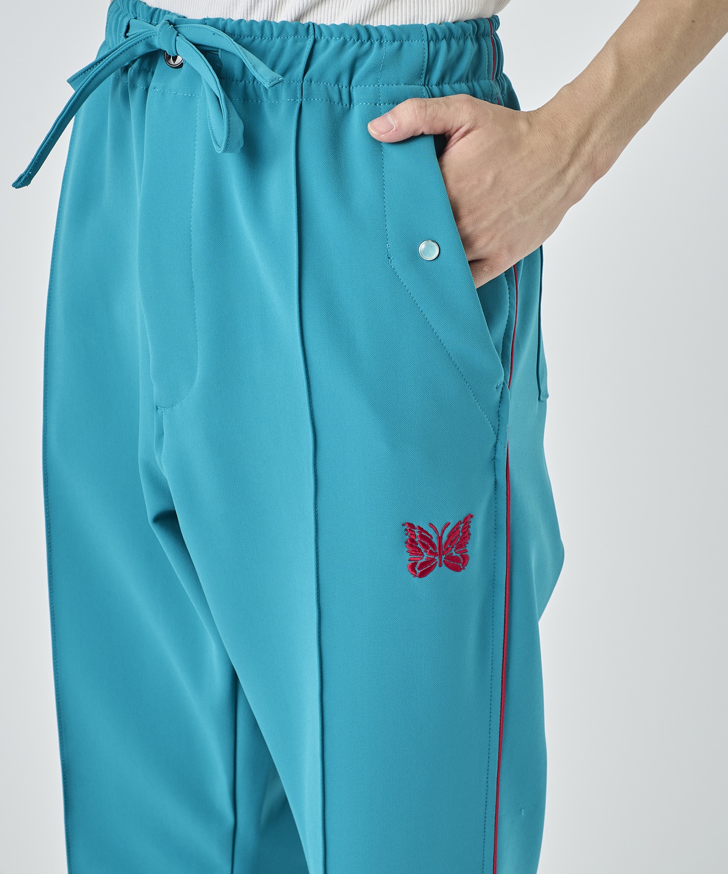 Piping Cowboy Pant - PE/PU Double Cloth NEEDLES