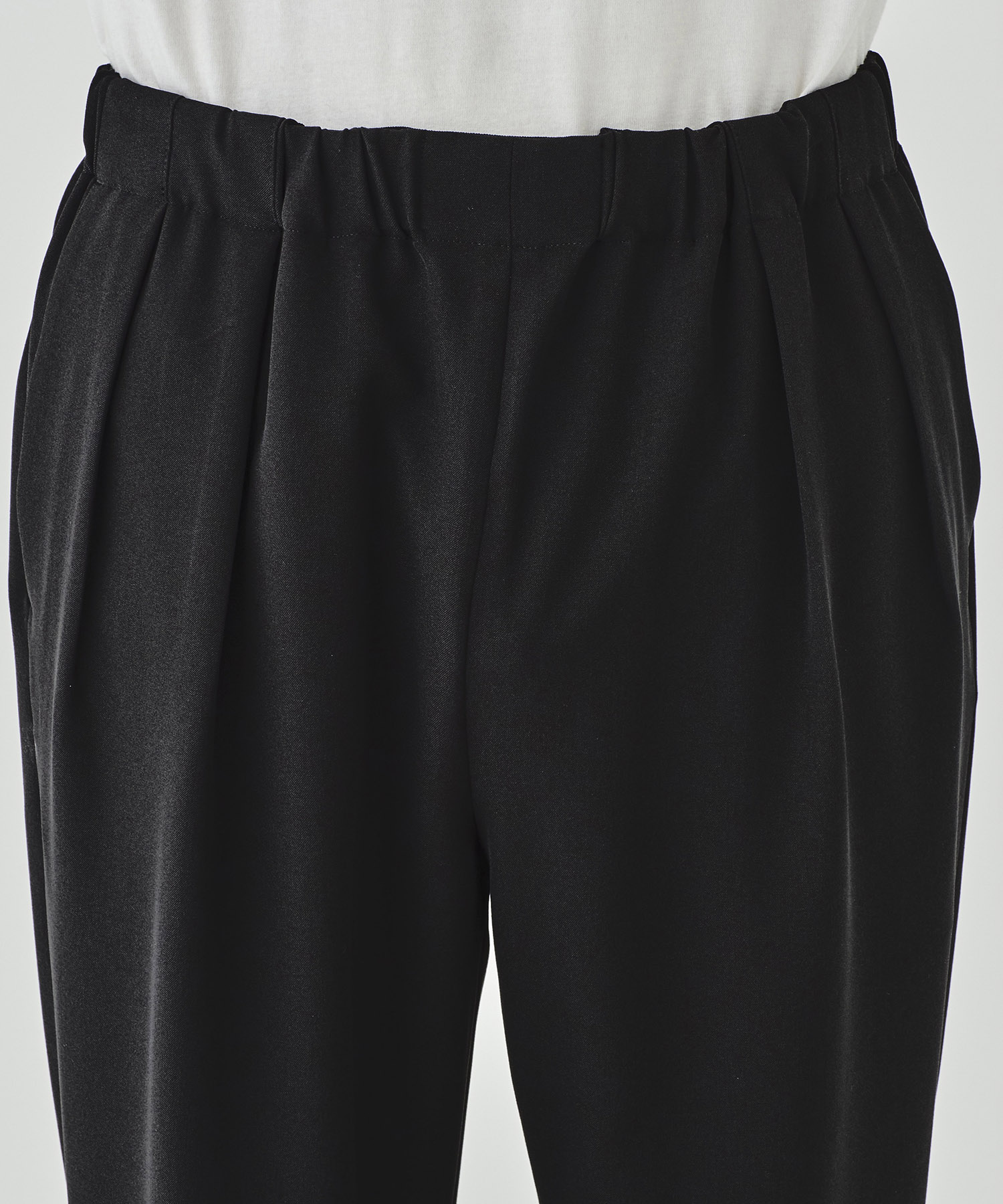 Stretch Twill  2 Tuck Wide Easy Pants CULLNI