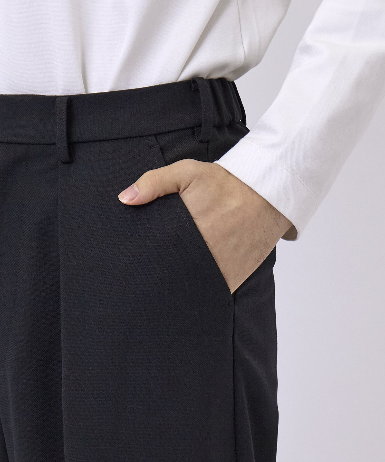 VINTAGE WOOL ONE TUCK WIDE 35SLACKS Name.