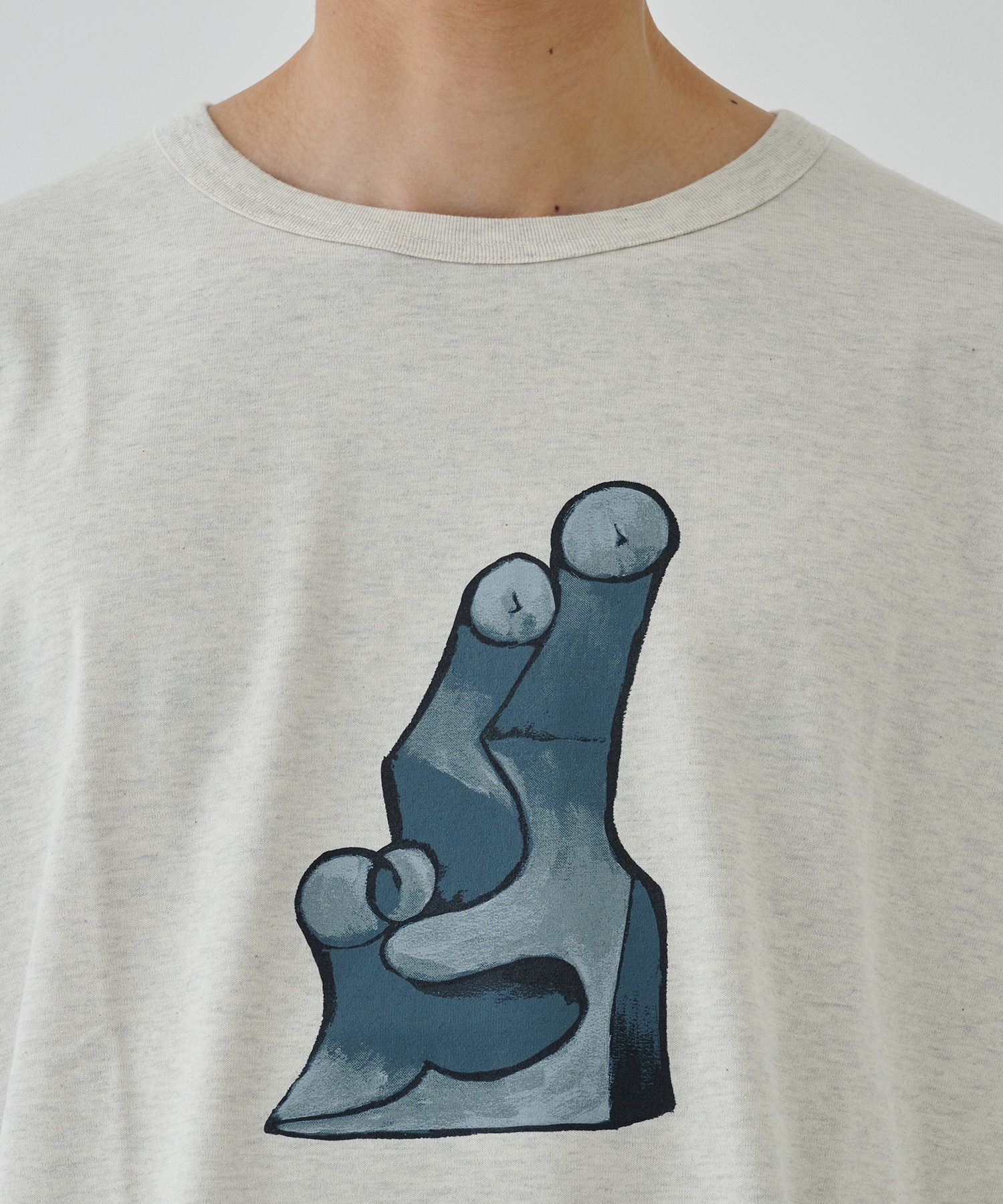 CUBISM PEACE 2TONE H/S T-SHIRT Sasquatchfabrix.