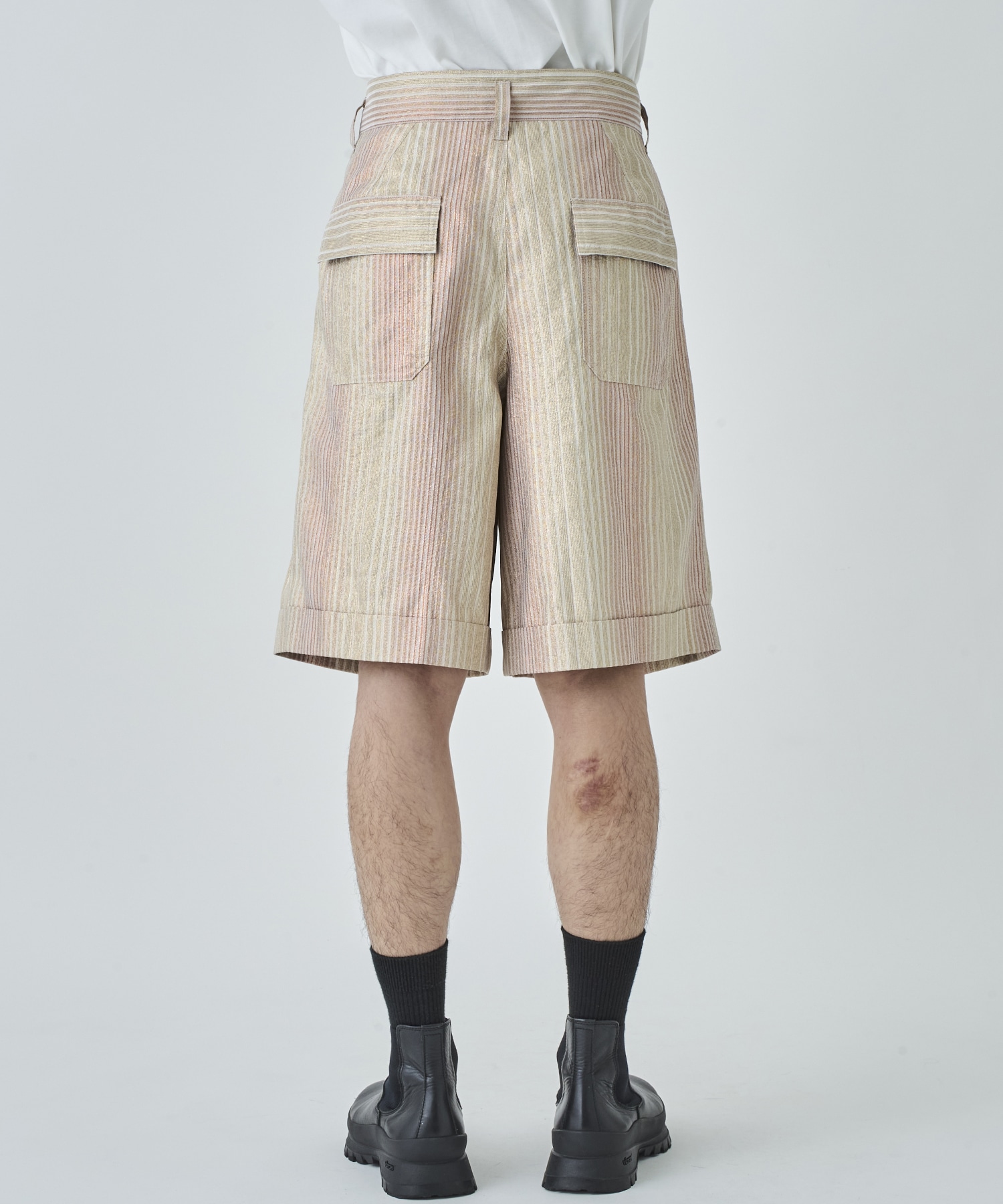 Glitter Stripe Cargo Shorts BED J.W. FORD