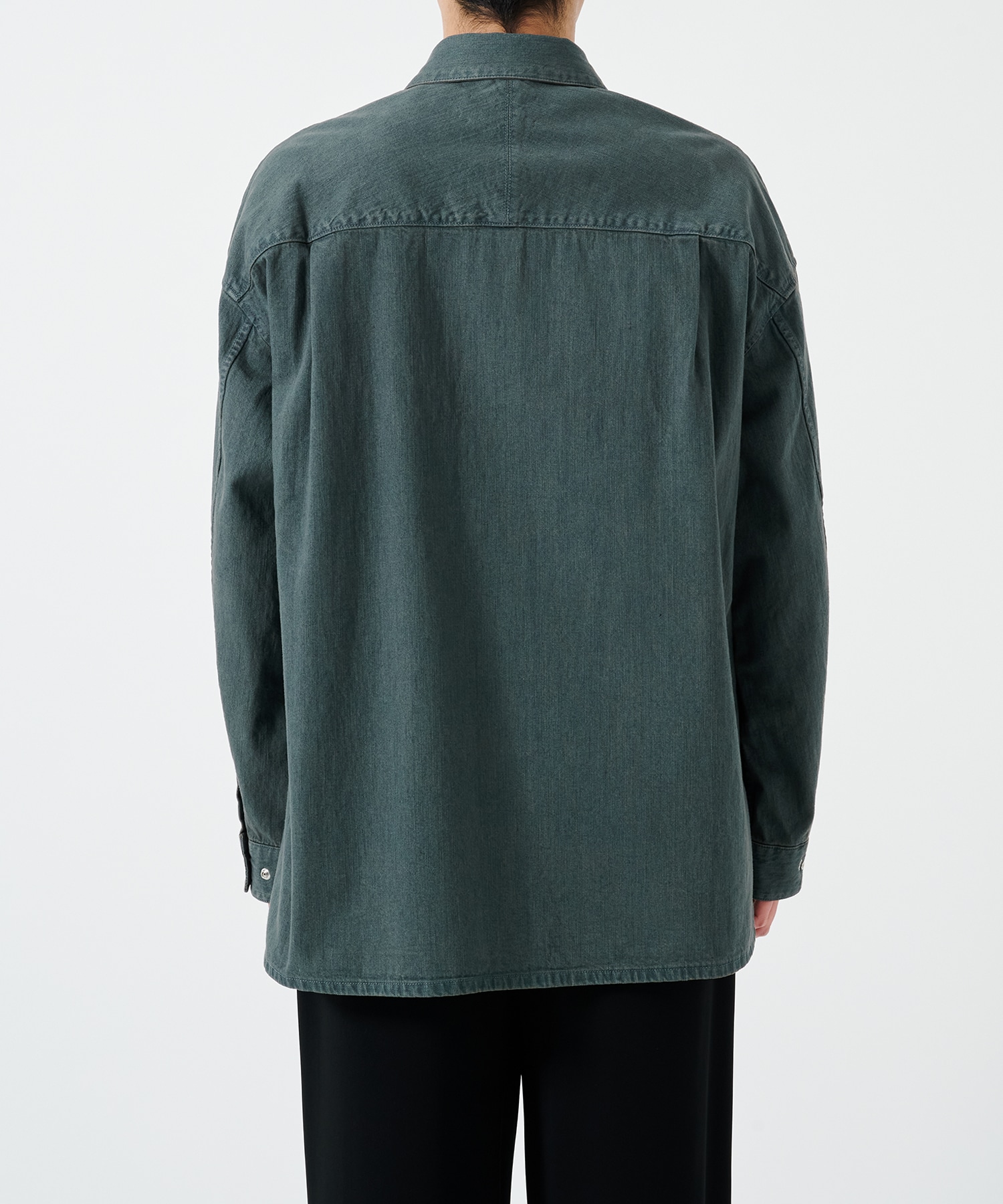 BLEACH OVERDYE DENIM SHIRTS STUDIOUS