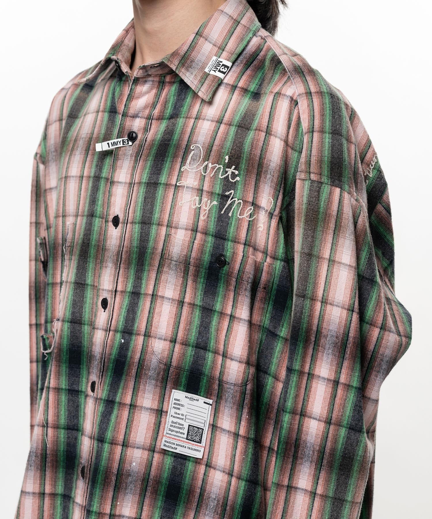 VINTAGE LIKE CHECK L/S SHIRTS Maison MIHARA YASUHIRO