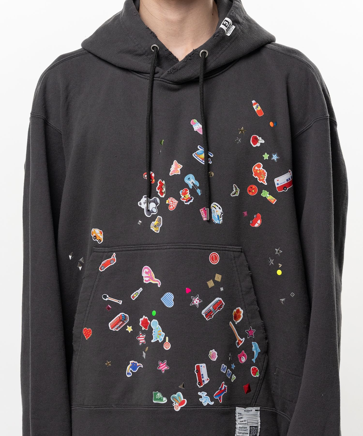 KIDS STICKER HOODIE Maison MIHARA YASUHIRO