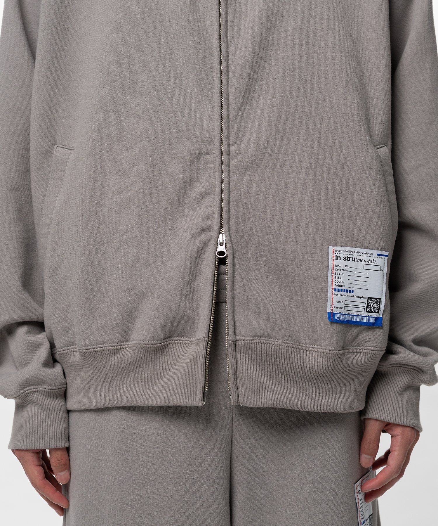 HEAVY WEIGHT FRENCH TERRY ZIP PARKA in・stru(men-tal)