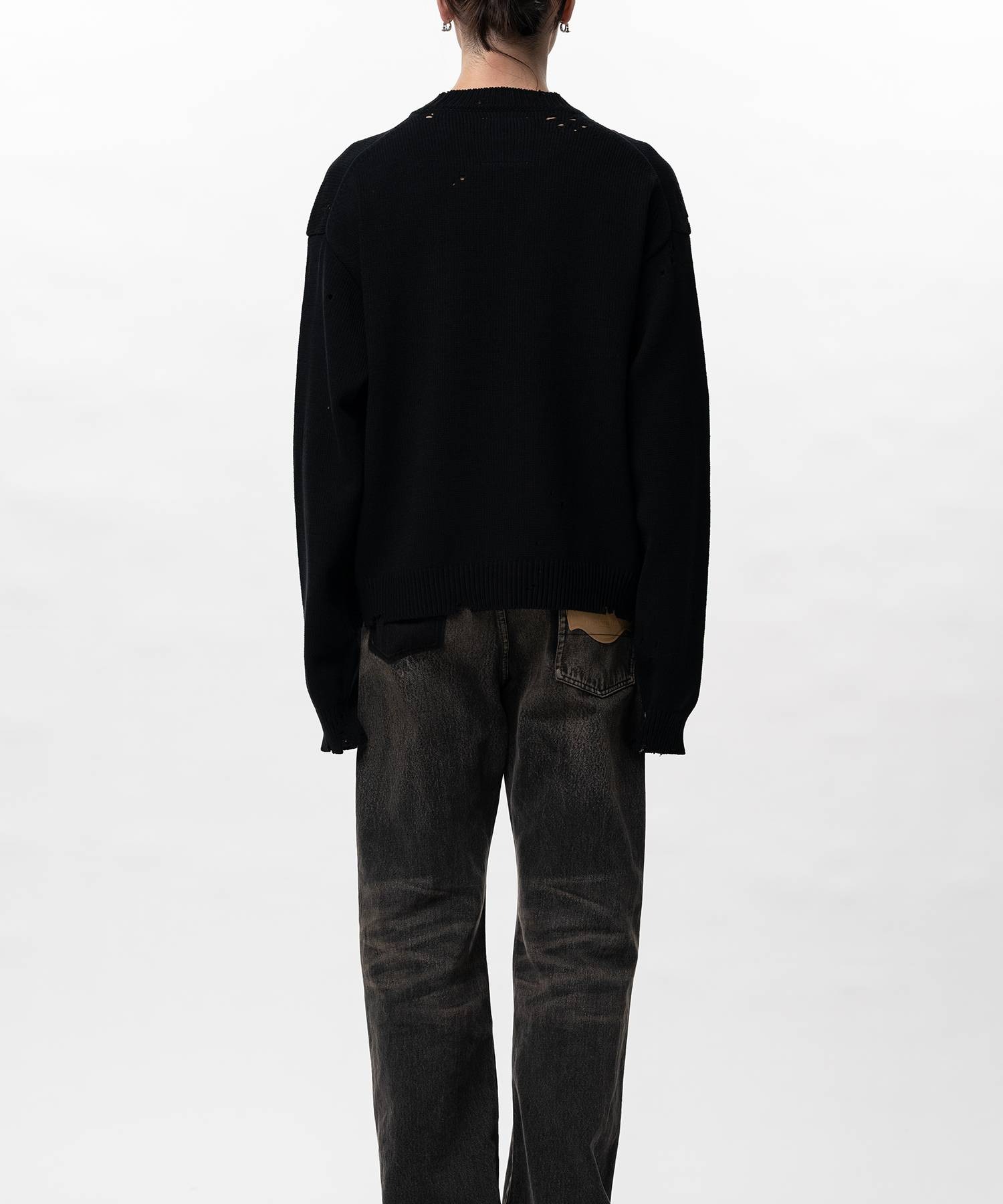 LETTERED KNIT PULLOVER Maison MIHARA YASUHIRO