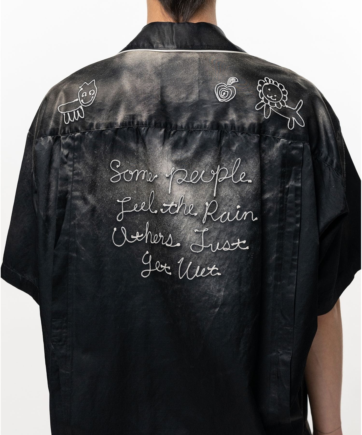 SUN FADE H/S SATIN SHIRTS Maison MIHARA YASUHIRO
