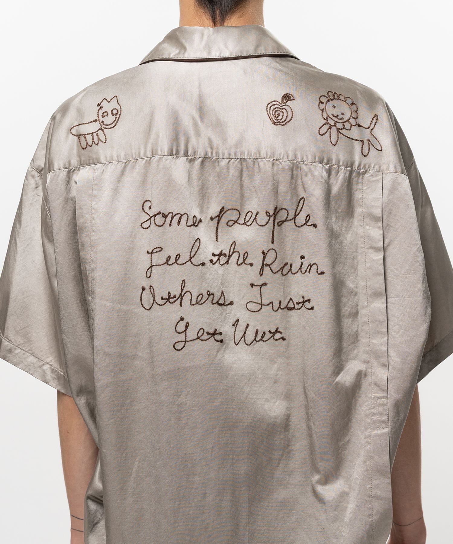 SUN FADE H/S SATIN SHIRTS Maison MIHARA YASUHIRO