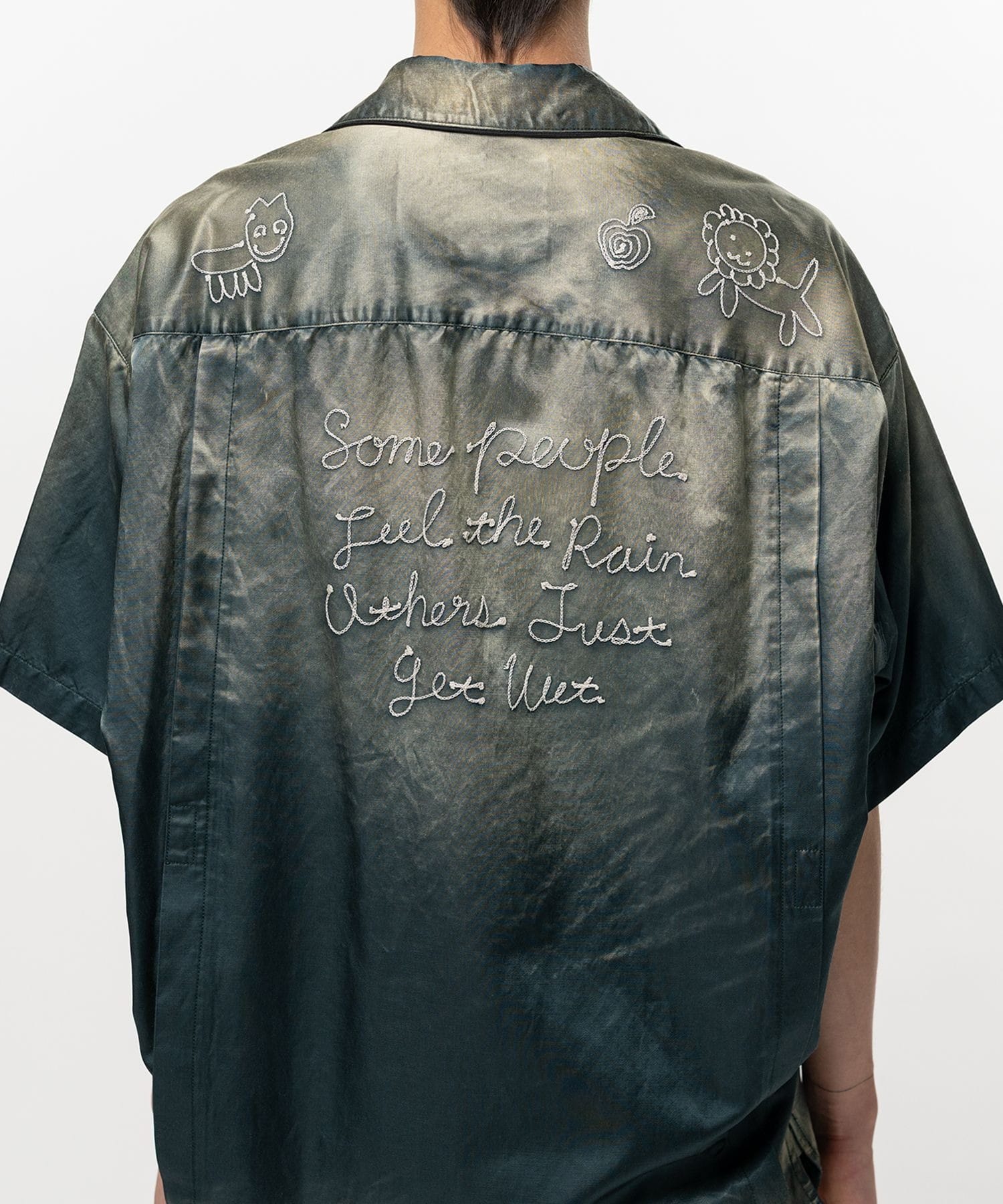 SUN FADE H/S SATIN SHIRTS Maison MIHARA YASUHIRO