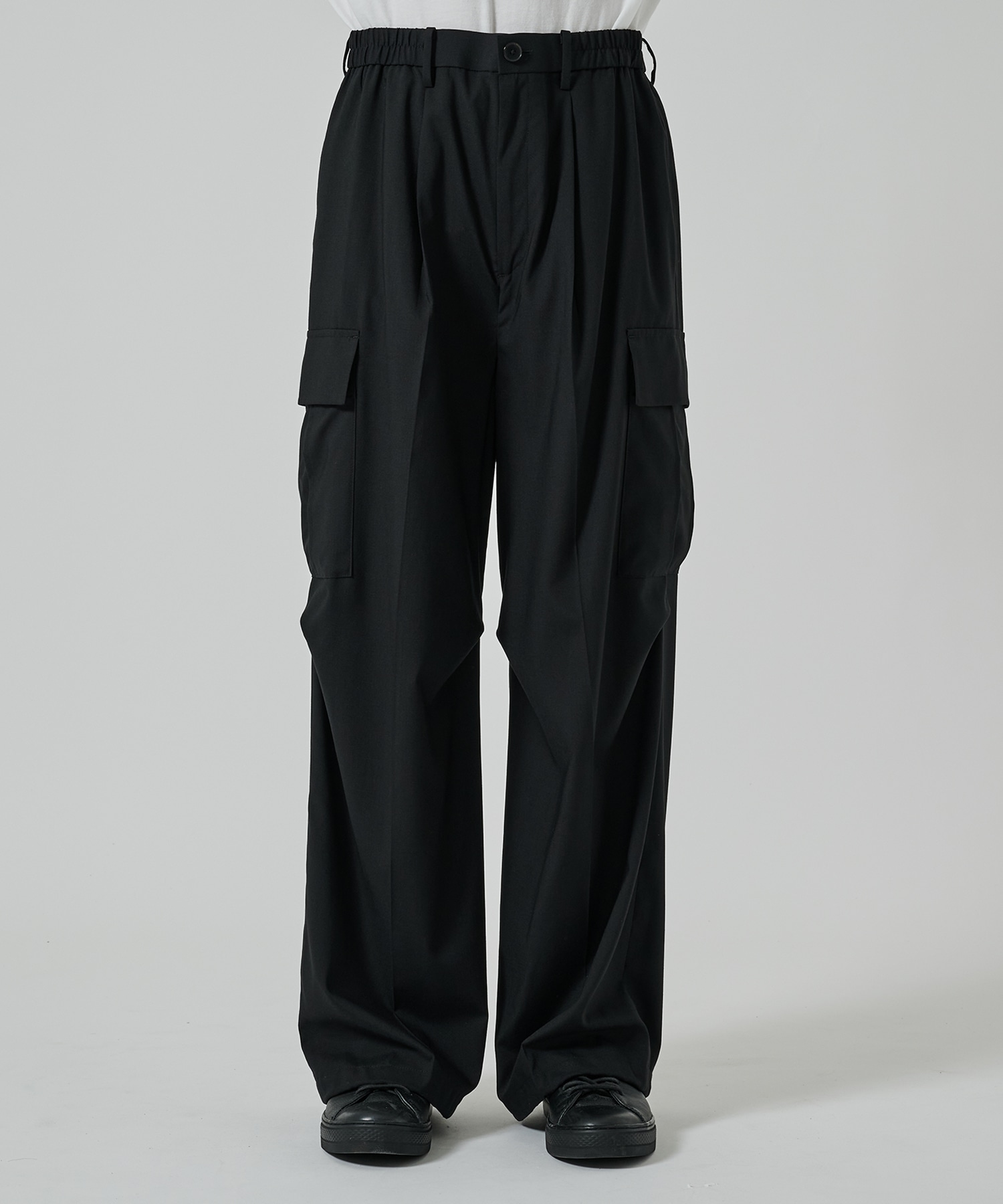 【涼しいウール】COOL WOOL CARGO PANTS STUDIOUS