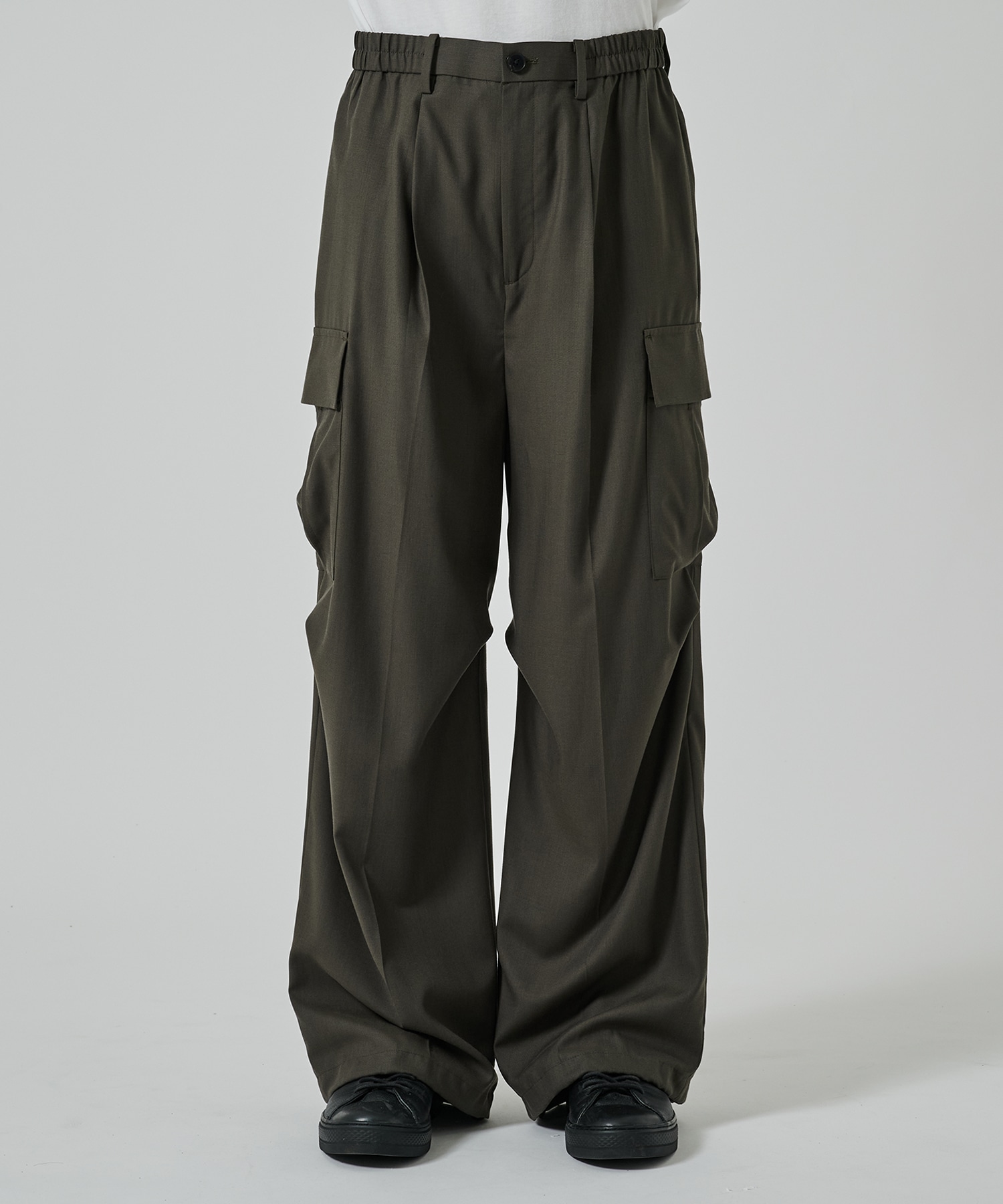 【涼しいウール】COOL WOOL CARGO PANTS STUDIOUS