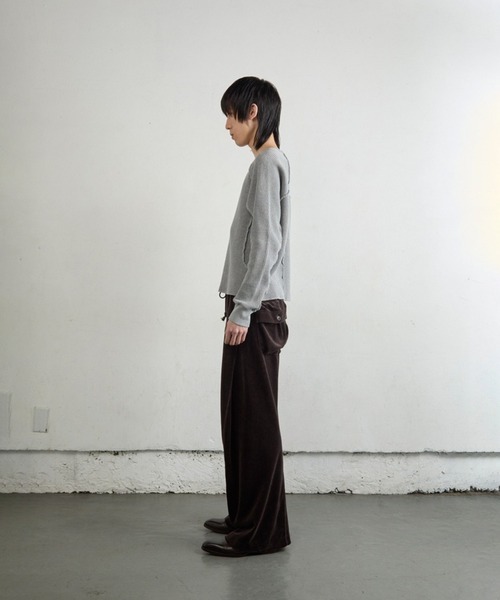 VELOUR 3D TWISTED LOUNGE PANTS NVRFRGT