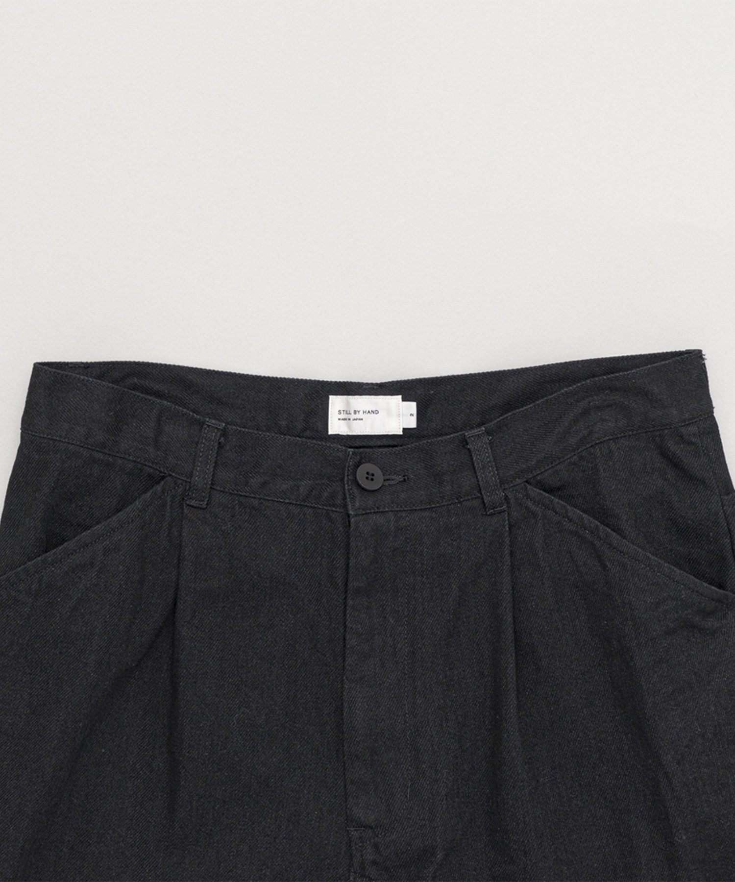 12oz denim 1 tuck pants STILL BY HAND