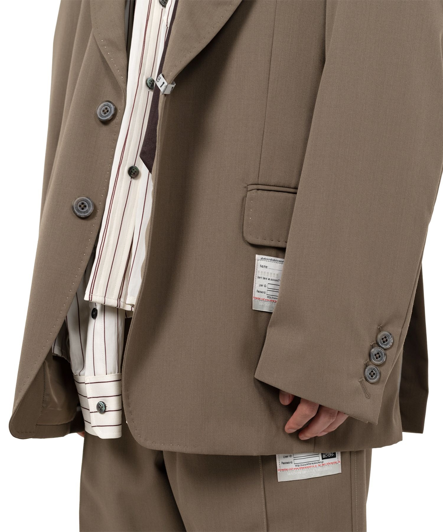 LAYERED BLAZER Maison MIHARA YASUHIRO