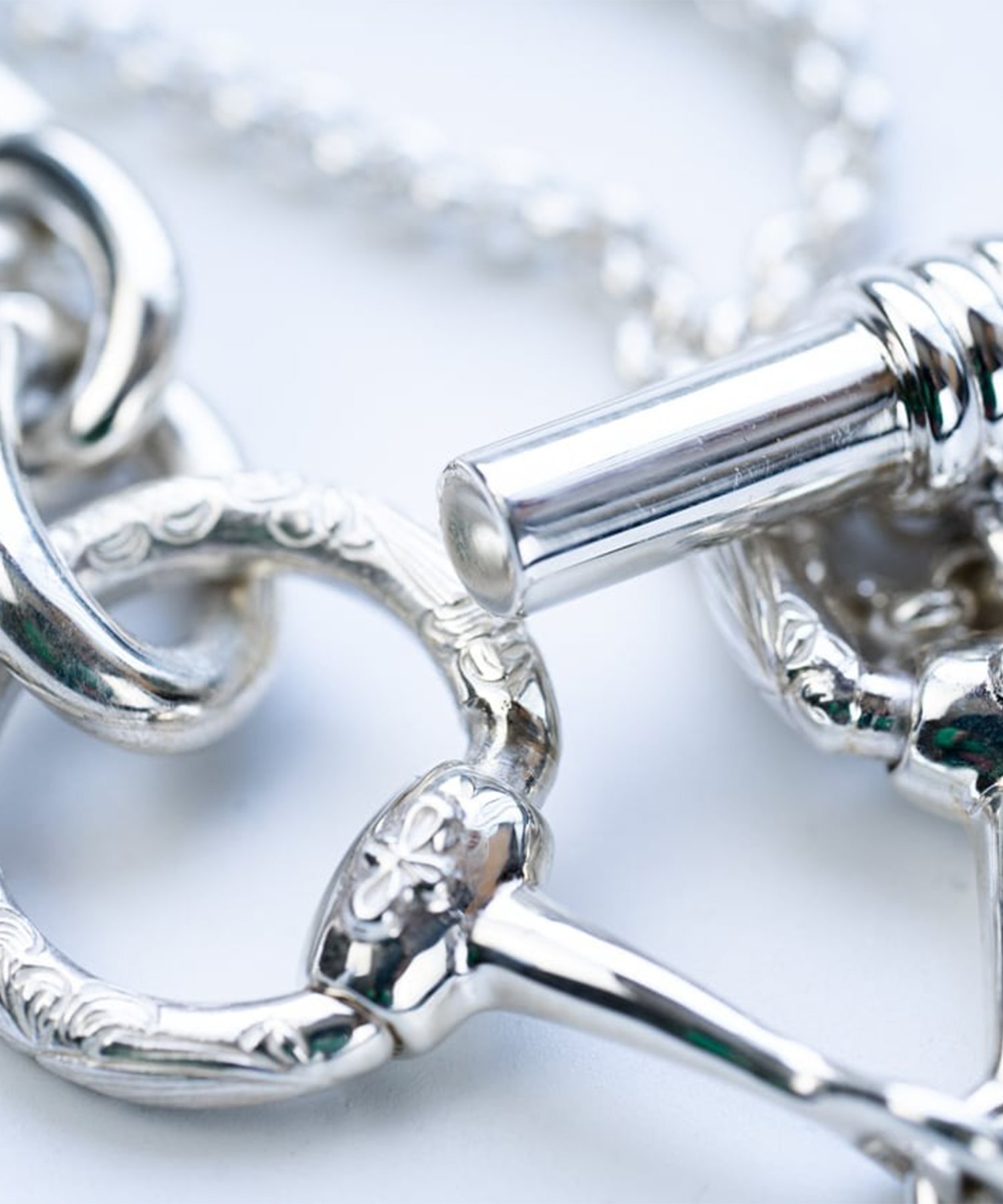 C-036 Horse bit 3way necklace WAKAN SILVER SMITH