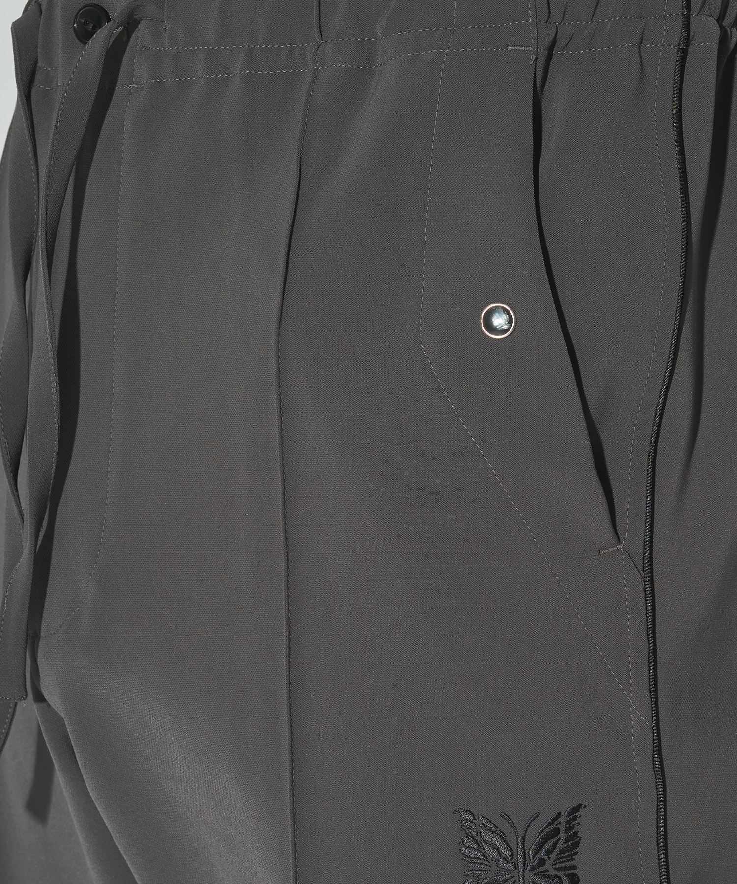 別注 Piping Cowboy Pant - PE/PU Double Cloth NEEDLES