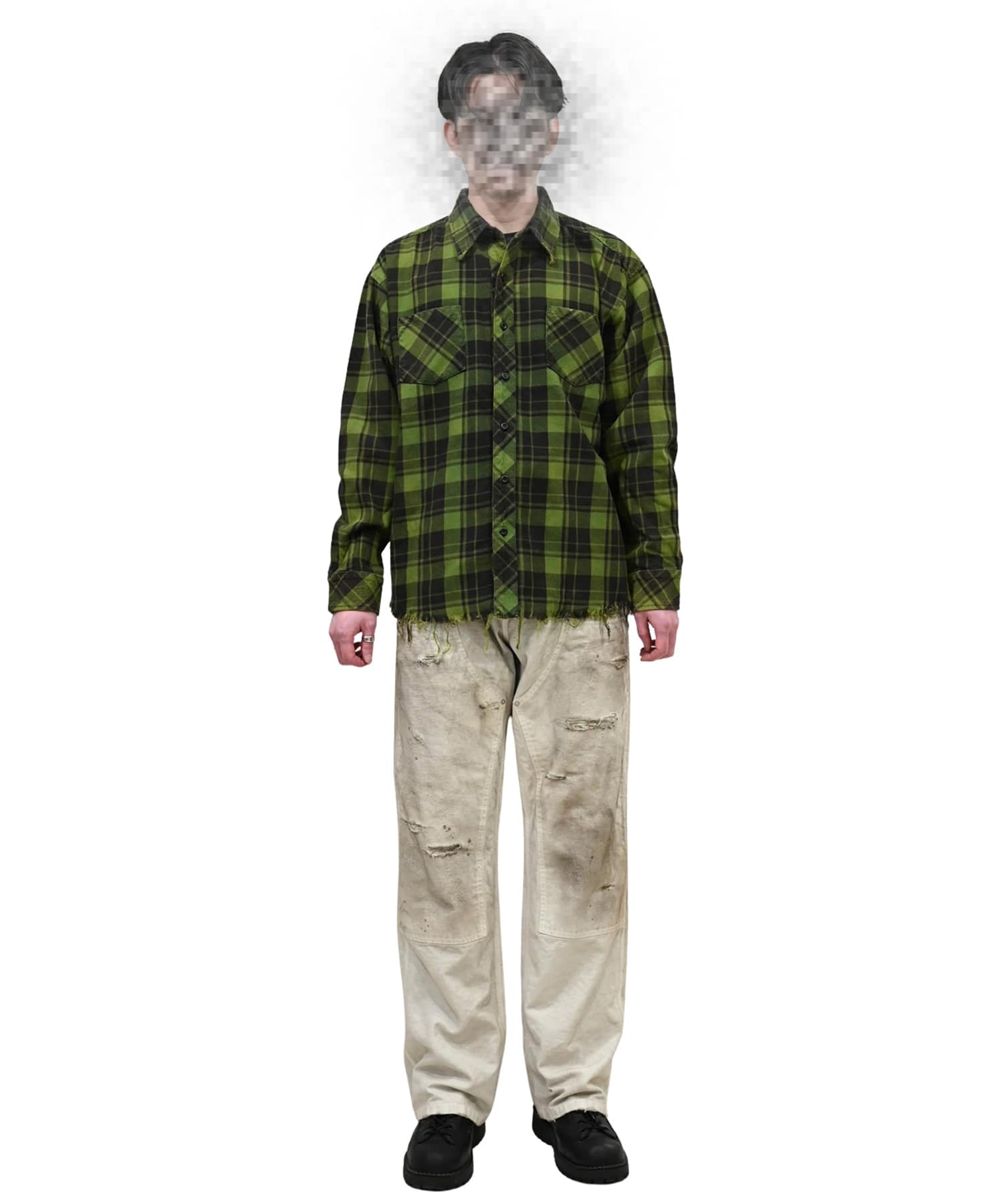 Damaged Work Pants MIYAGIHIDETAKA
