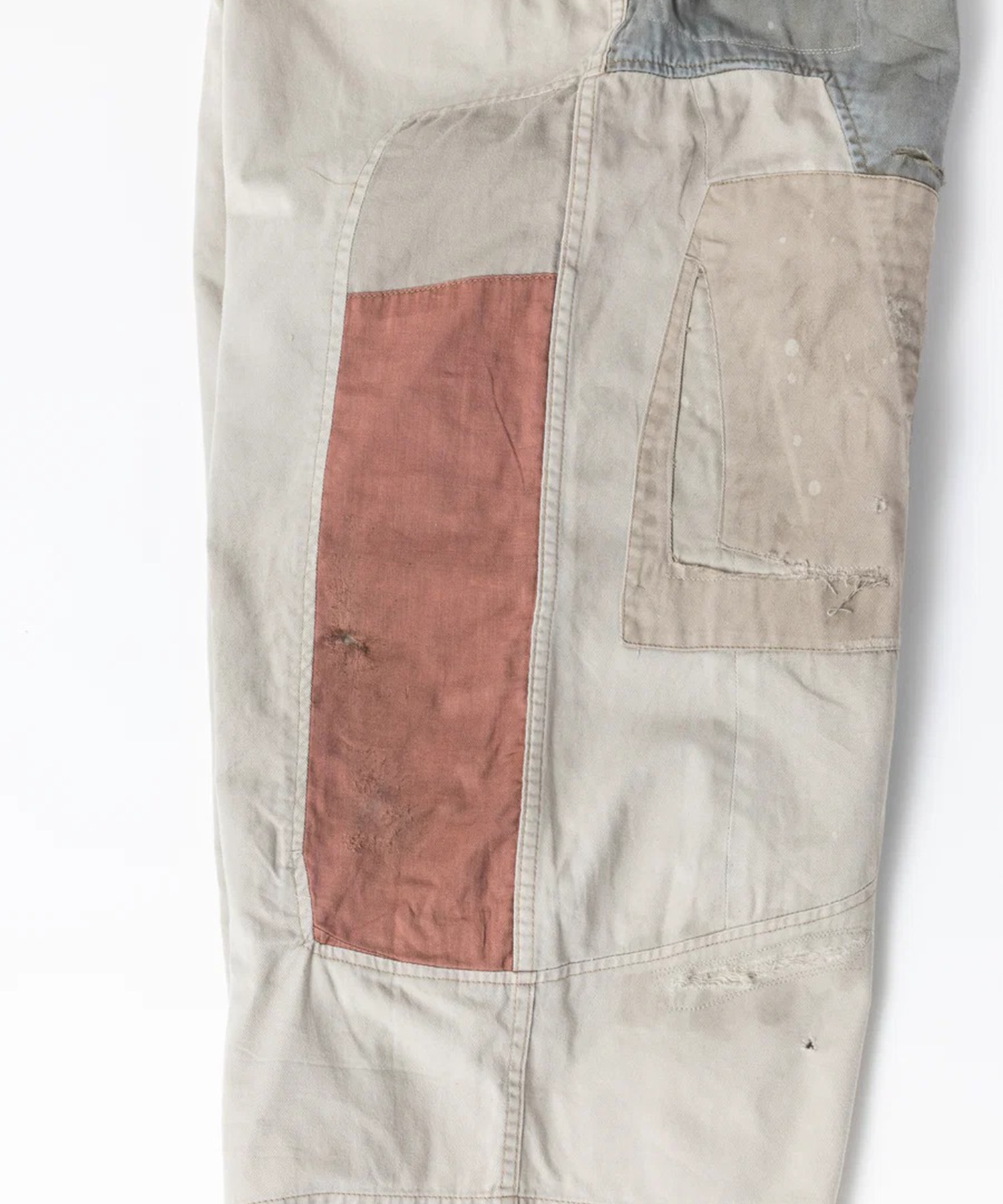 REMAKED MIX PANEL WIDE EASY PANTS ANACHRONORM