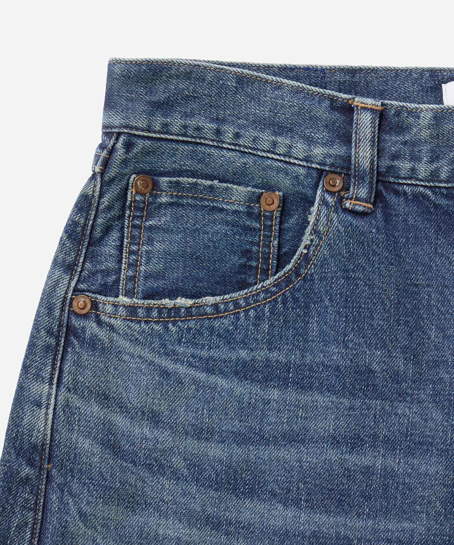 ReDESIGN skew Straight Jeans 12oz Japan Blue Jeans