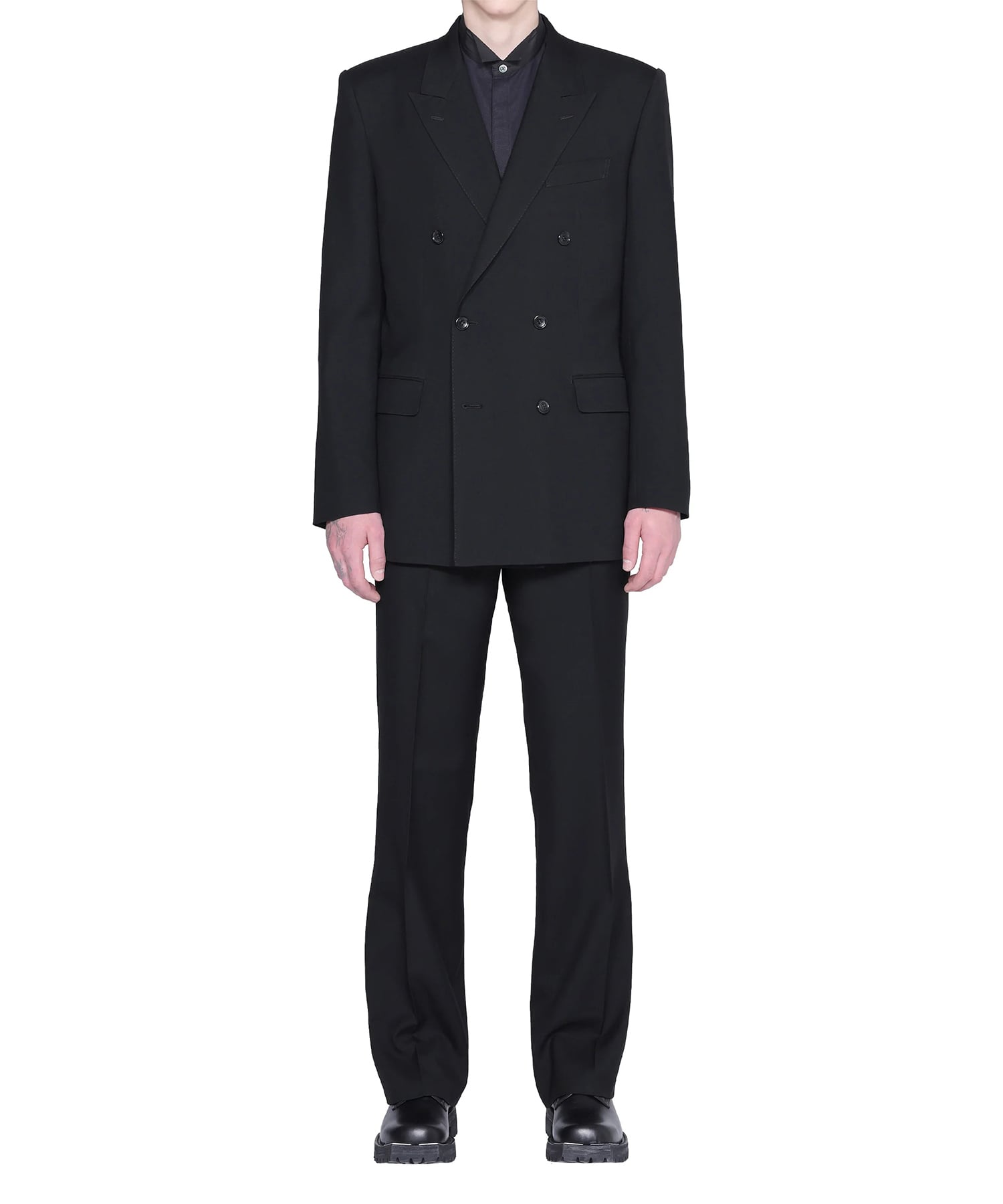 WOOL STRAIGHT TROUSERS JOHN LAWRENCE SULLIVAN