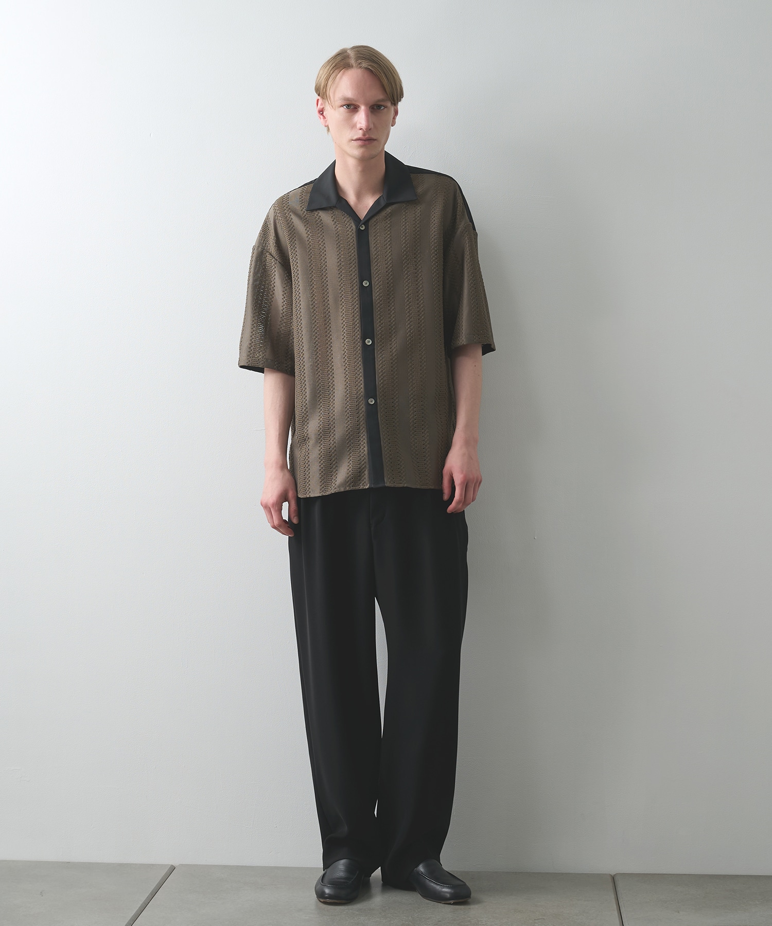 Dry Double Cloth 3Tuck Semi Wide Pant CULLNI