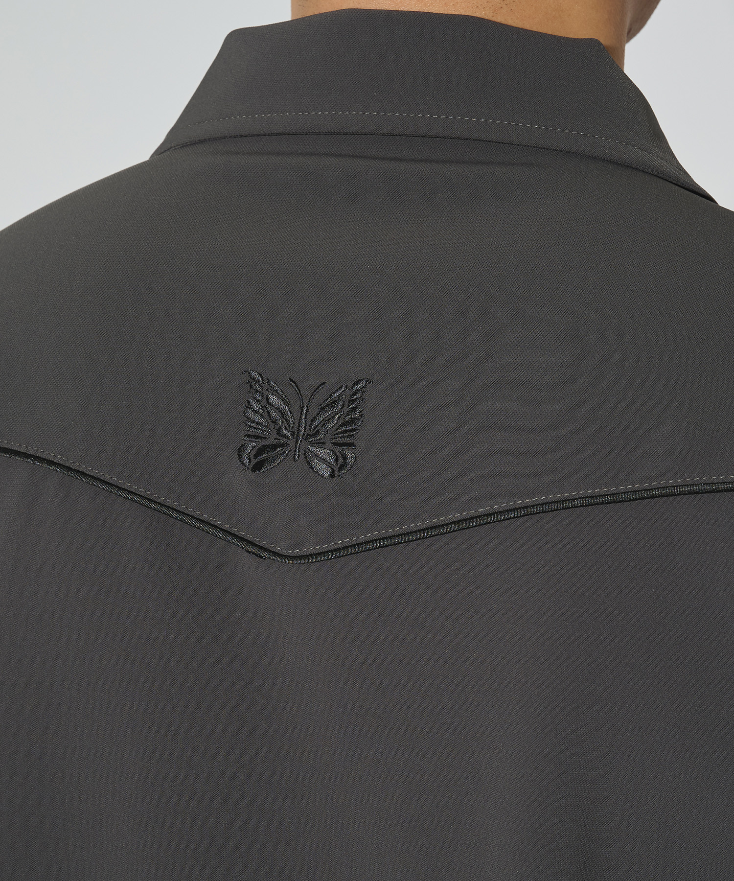 別注 Piping Cowboy Jacket - Poly Double Cloth NEEDLES