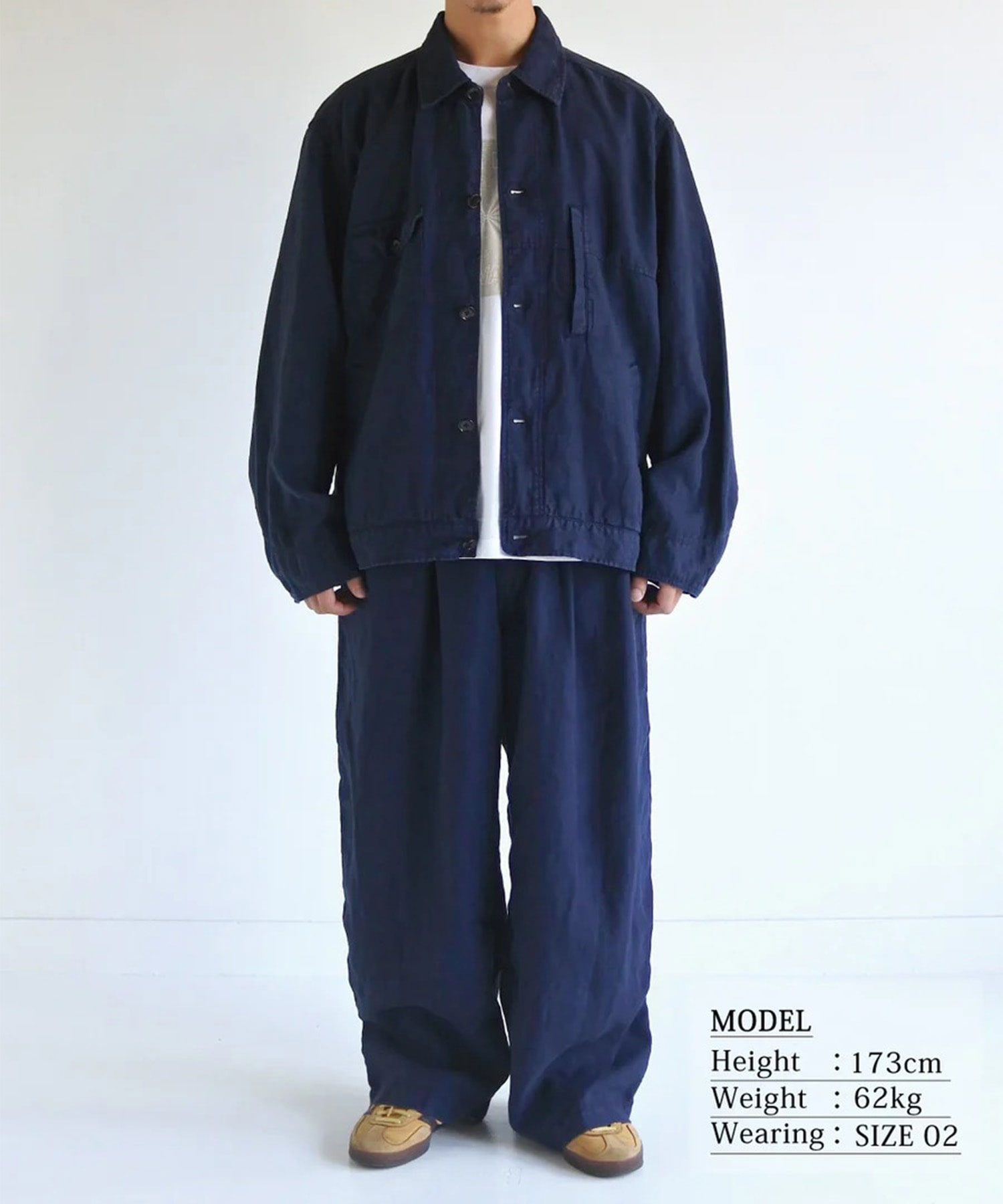 SULFUR DYED LINEN UTILITY JACKET ANACHRONORM
