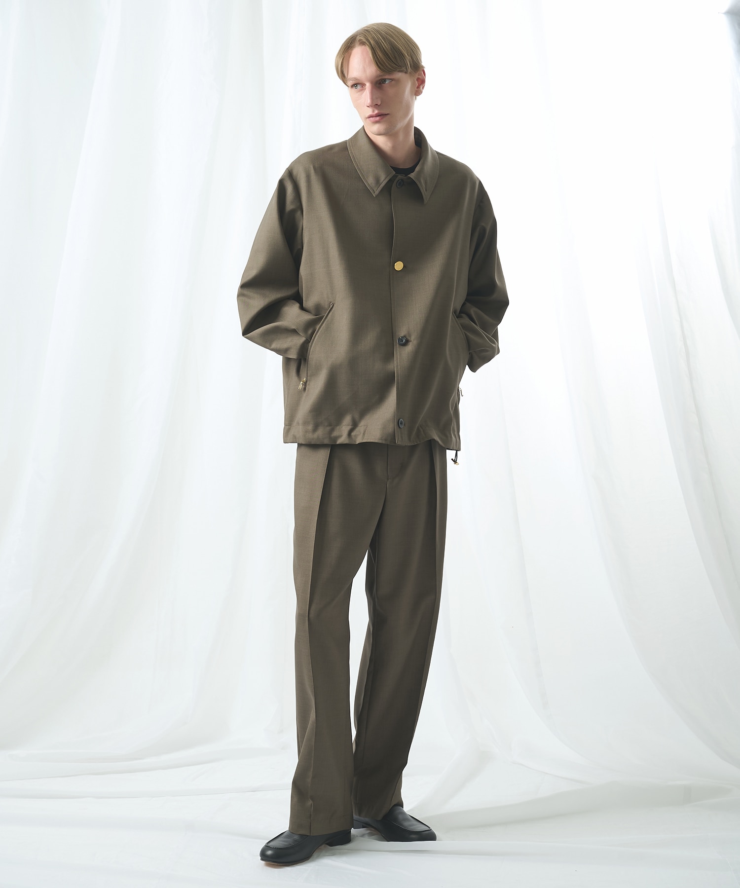 別注 Gabardine Coach Jacket CULLNI