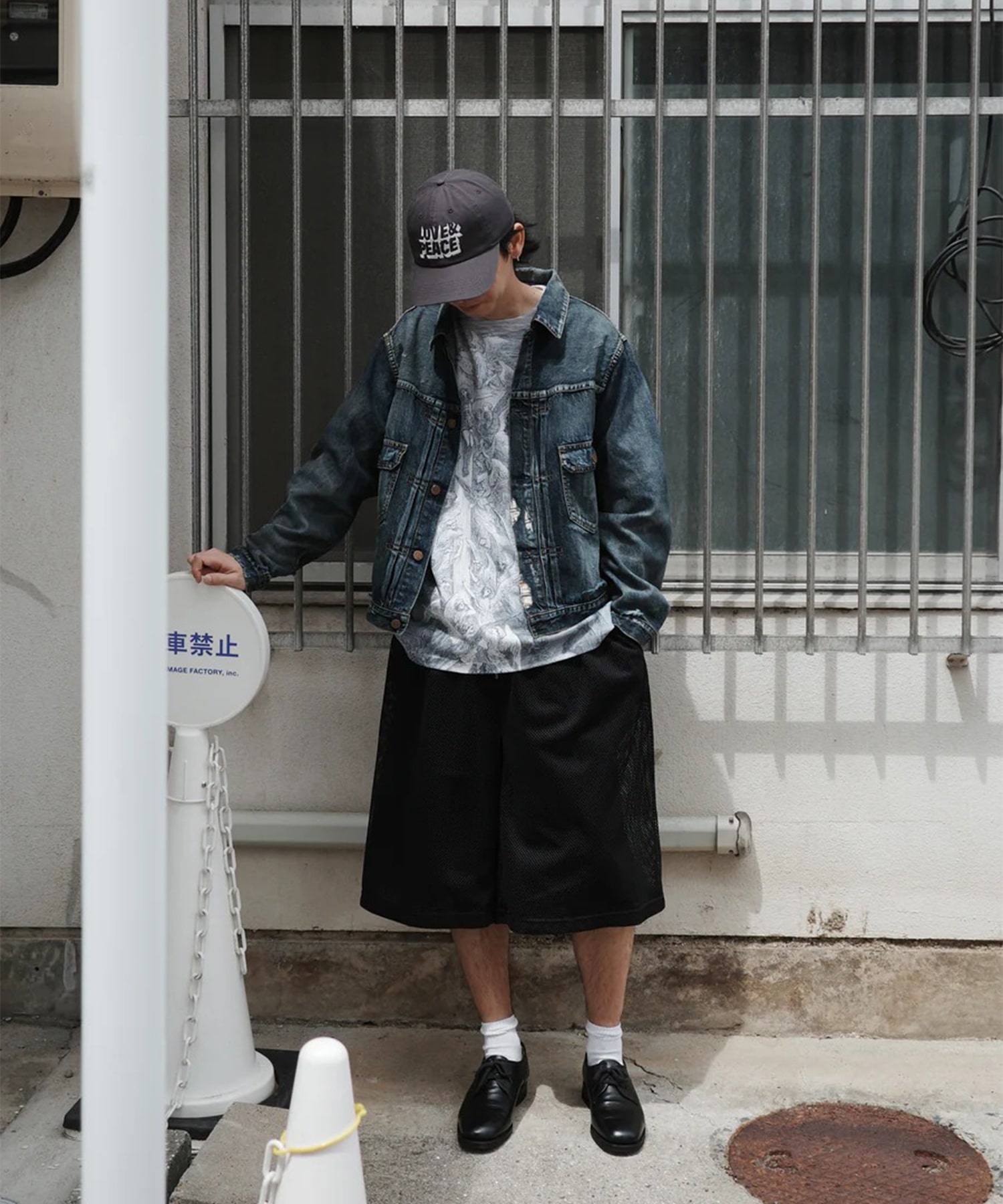 REMAKED DOUBLE POCKET DENIM JACKET ANACHRONORM