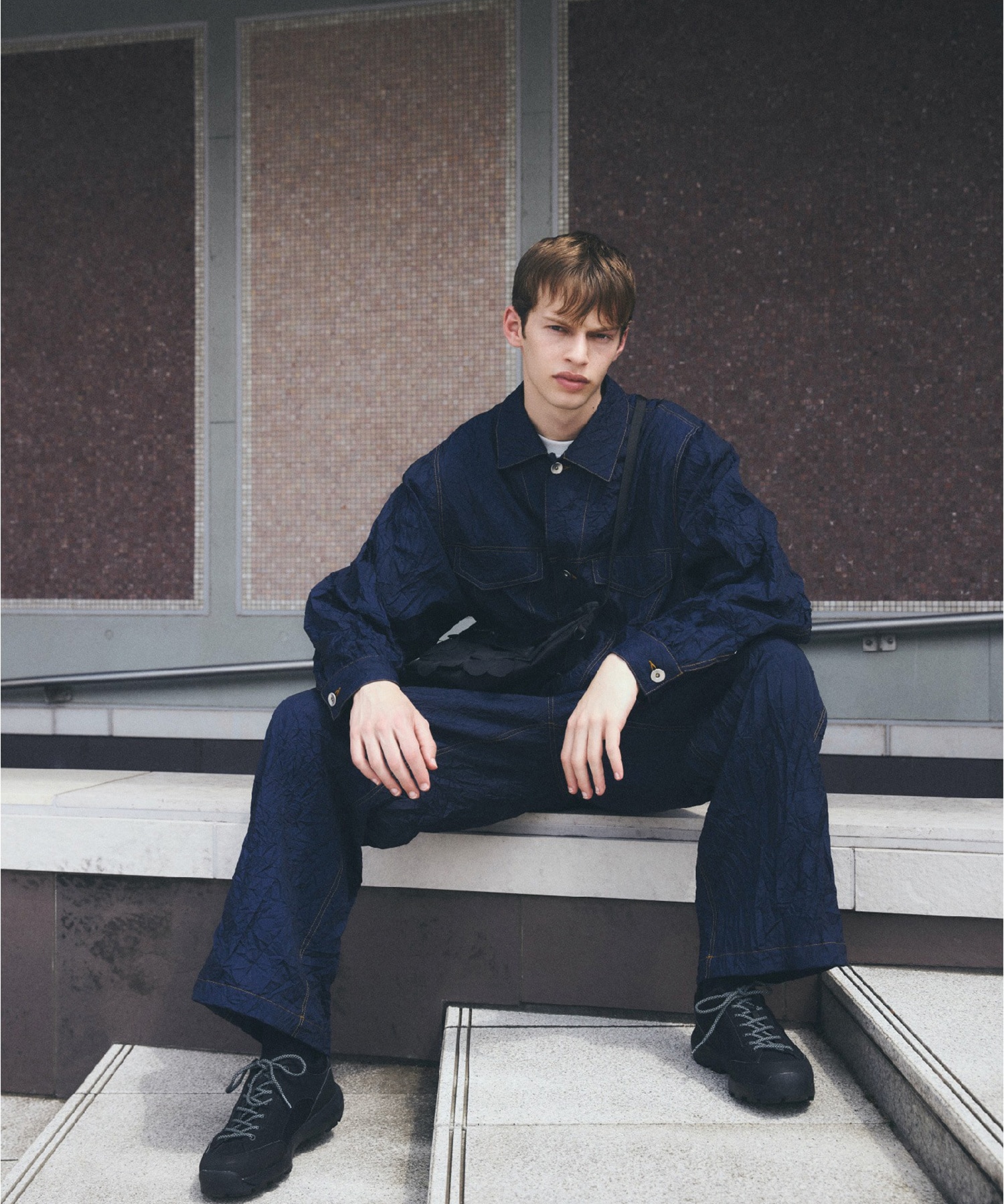WRINKLE NYLON TD PANTS YDOT