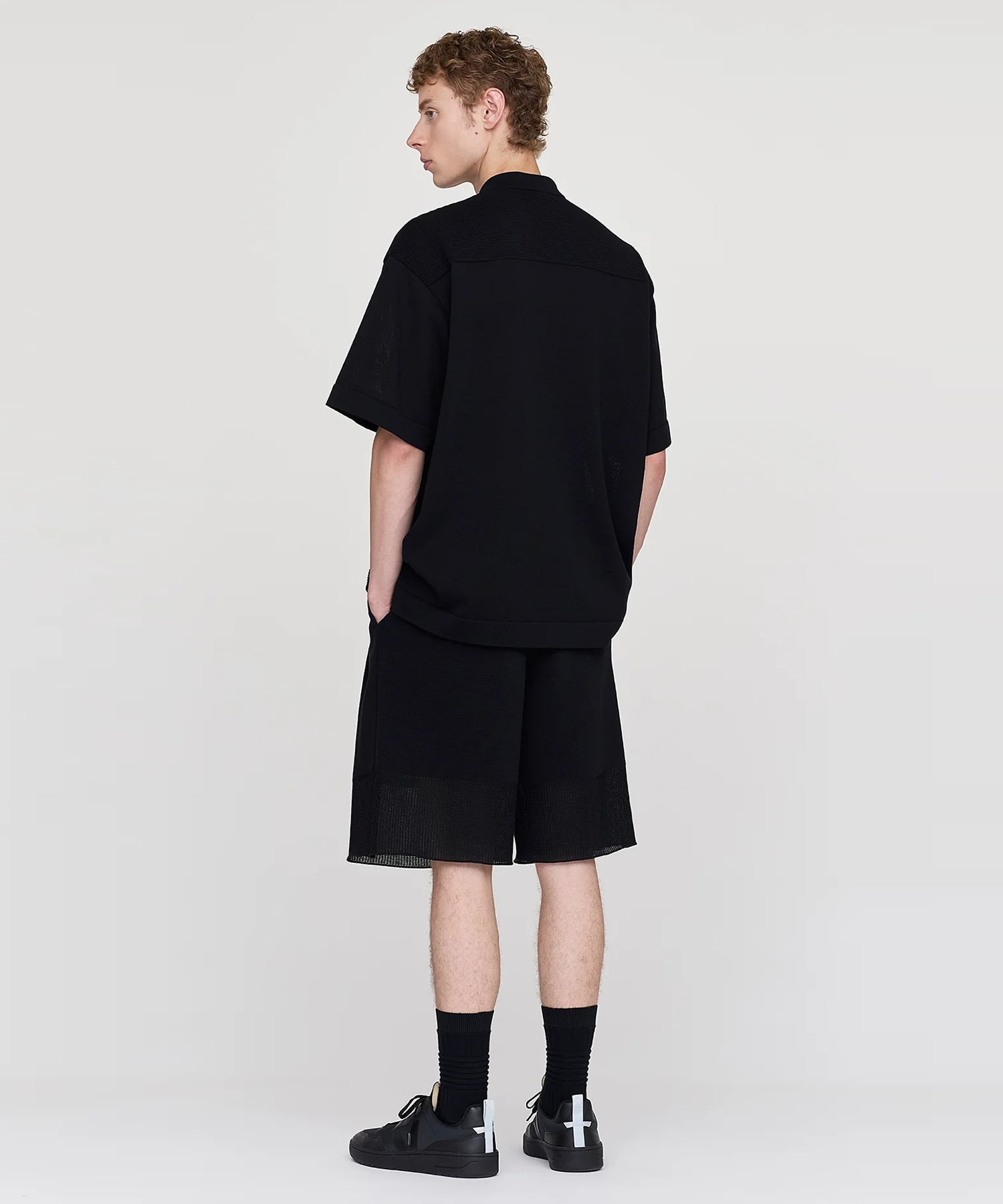 WAFFLE LUCENT SHORT SLEEVE SHIRT CFCL