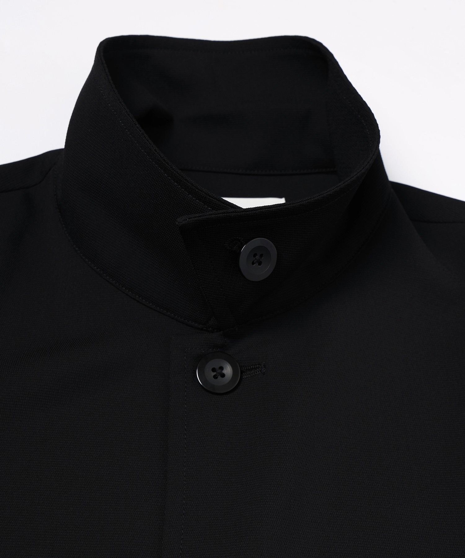 Dry Stretch Cloth Drawstring Short Sleeve Shirt CULLNI