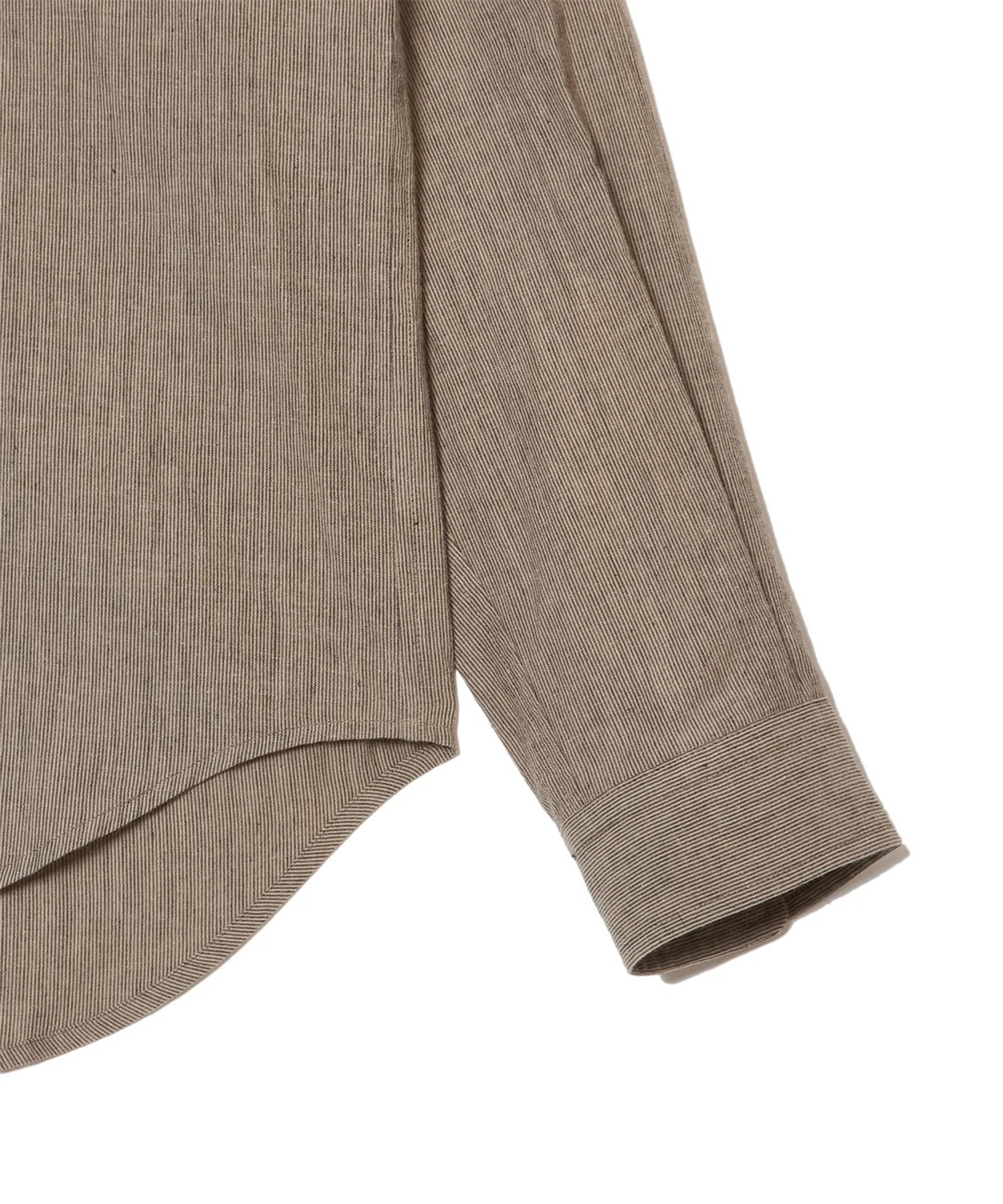 LINEN OPEN COLLOR SHIRT SUGARHILL