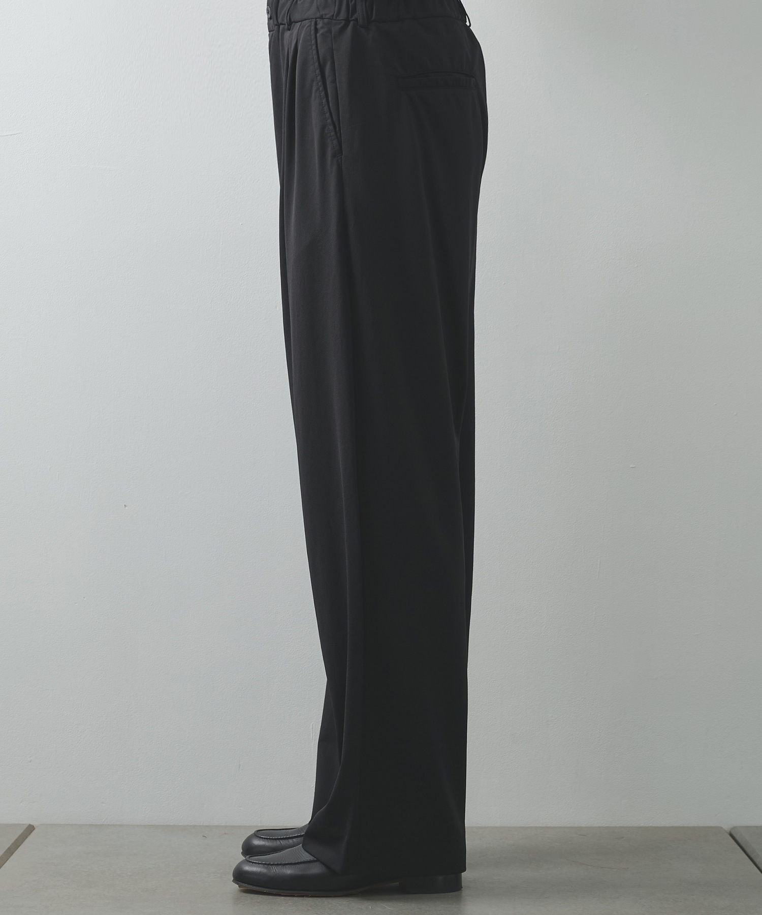 36G Nylon Tuck Easy Pants KANEMASA PHIL.