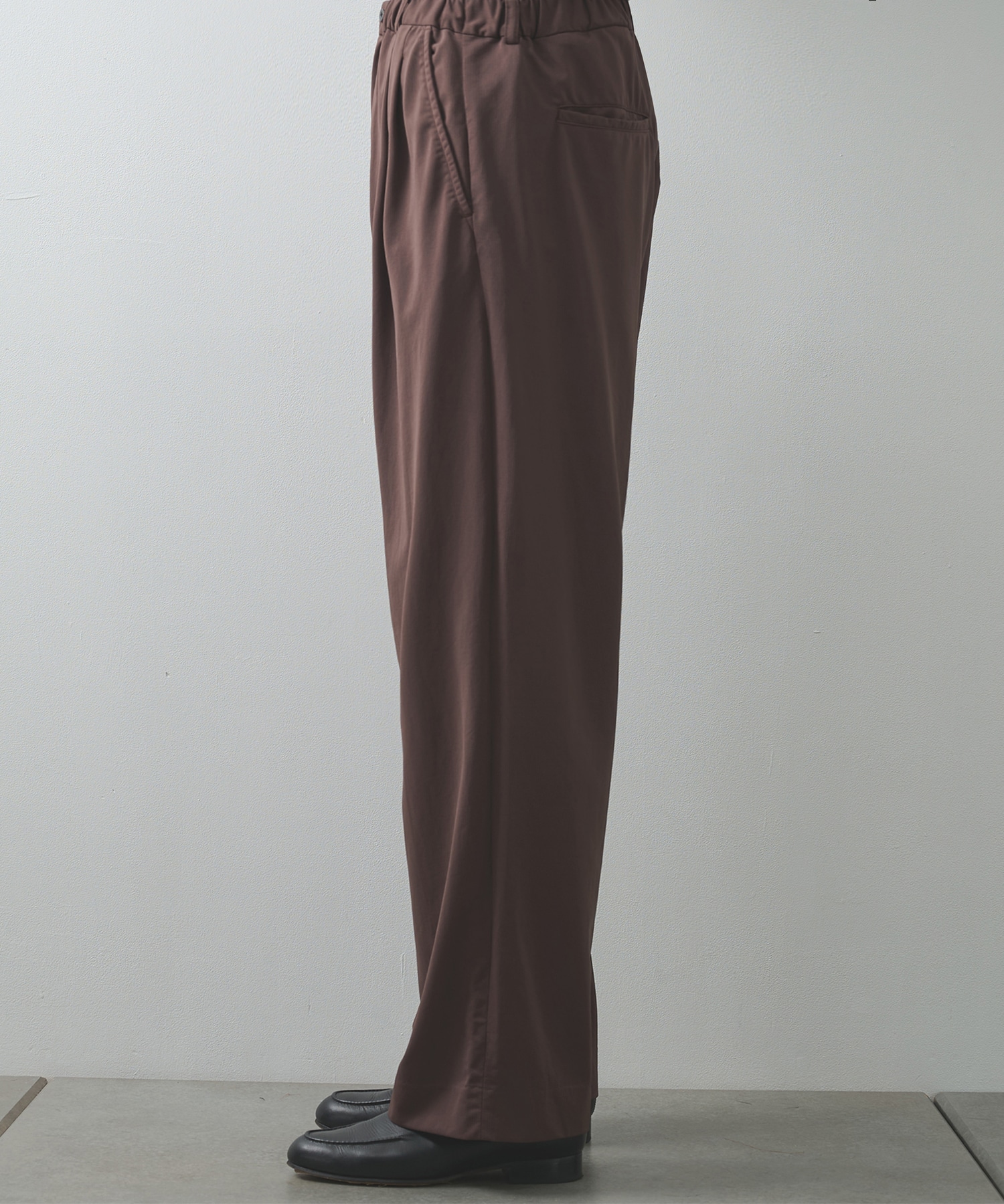 36G Nylon Tuck Easy Pants KANEMASA PHIL.